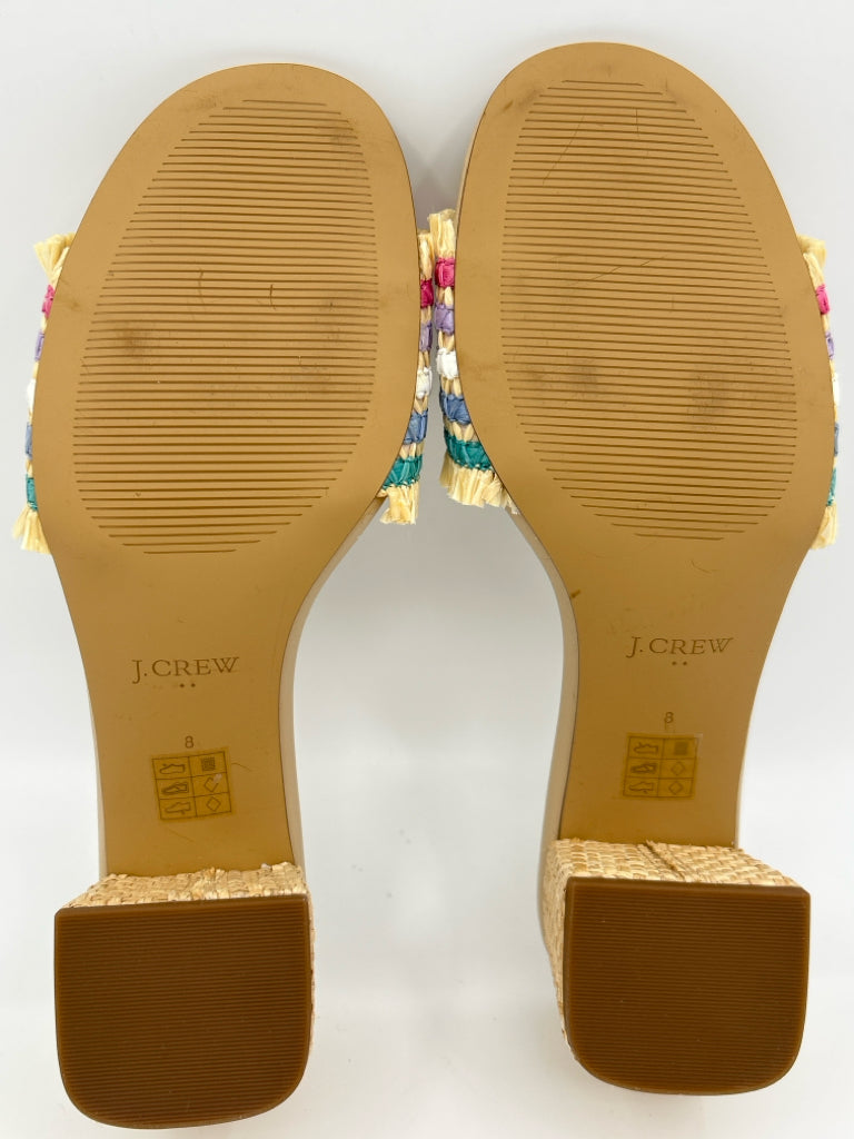 J. CREW Size 8 Natural Women's Sandal