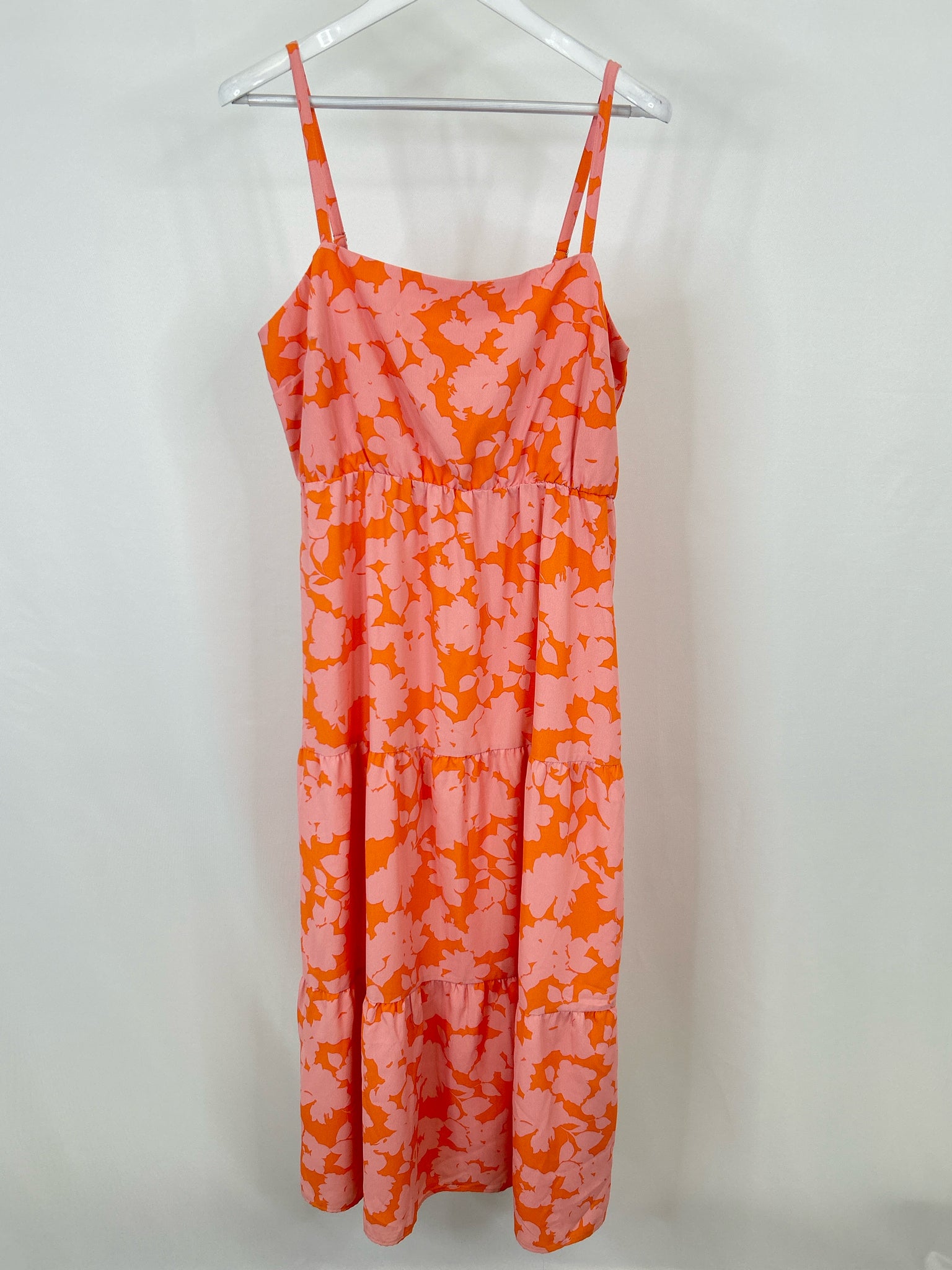 Social Standard Size XXL Coral & Pink Women Dress