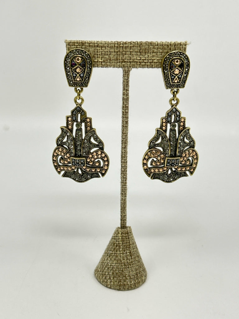 HEIDI DAUS Silver and Gold Earrings