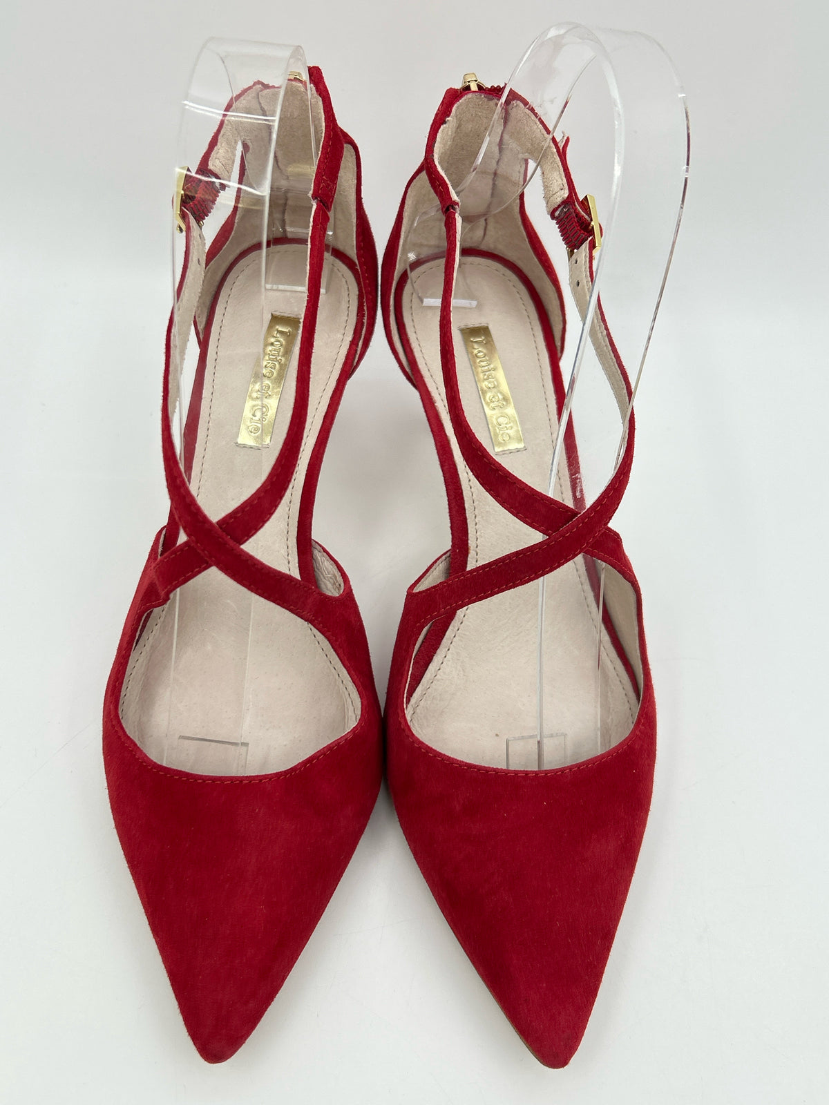 LOUISE ET CIE Size 7.5M Red Women Pumps