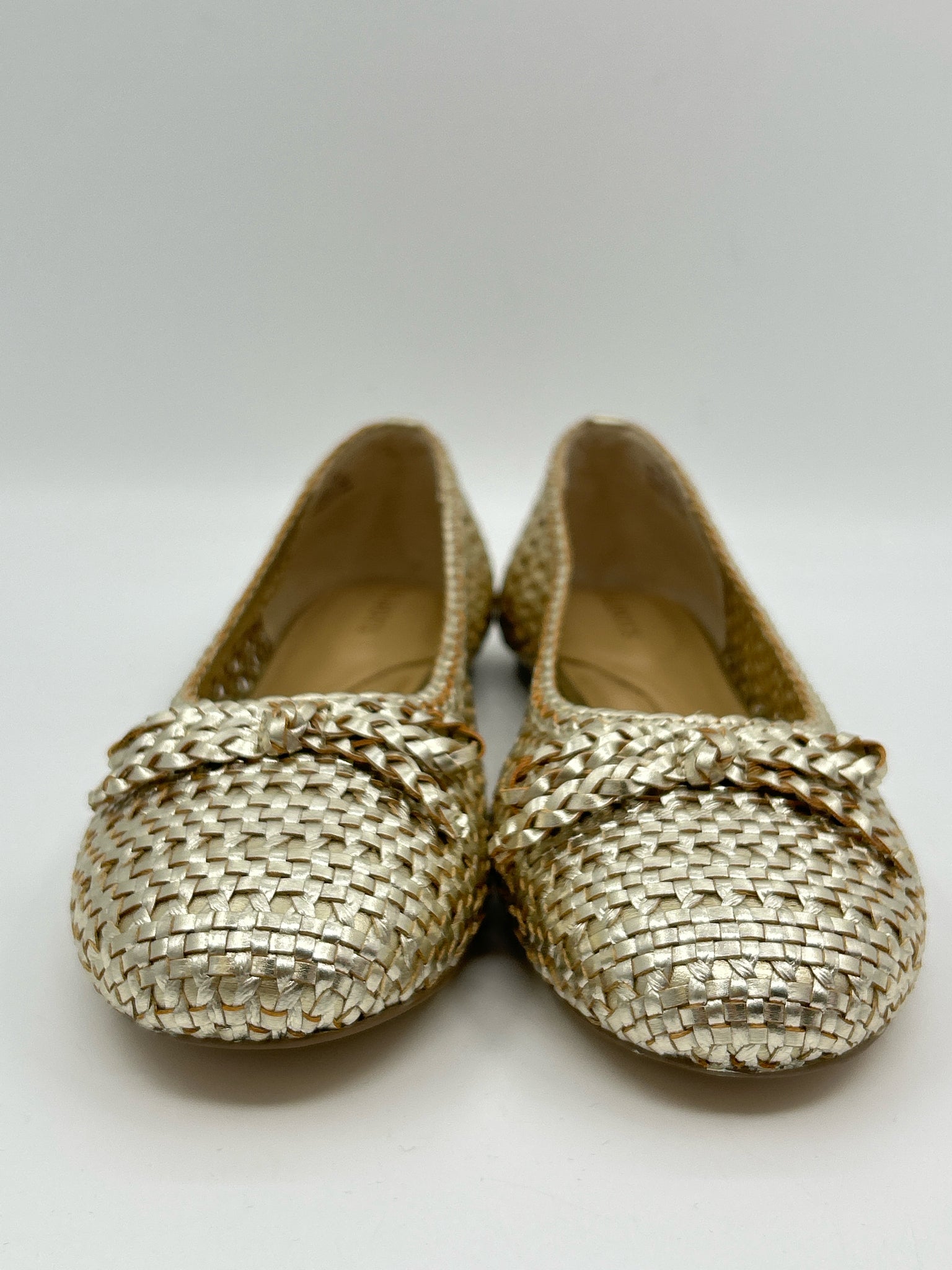 TALBOTS NWOB Size 10M Gold Women Flats