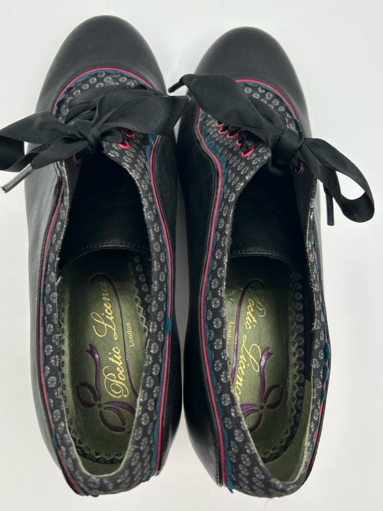 POETIC LICENCE Women Size 40.5 Black Shoes