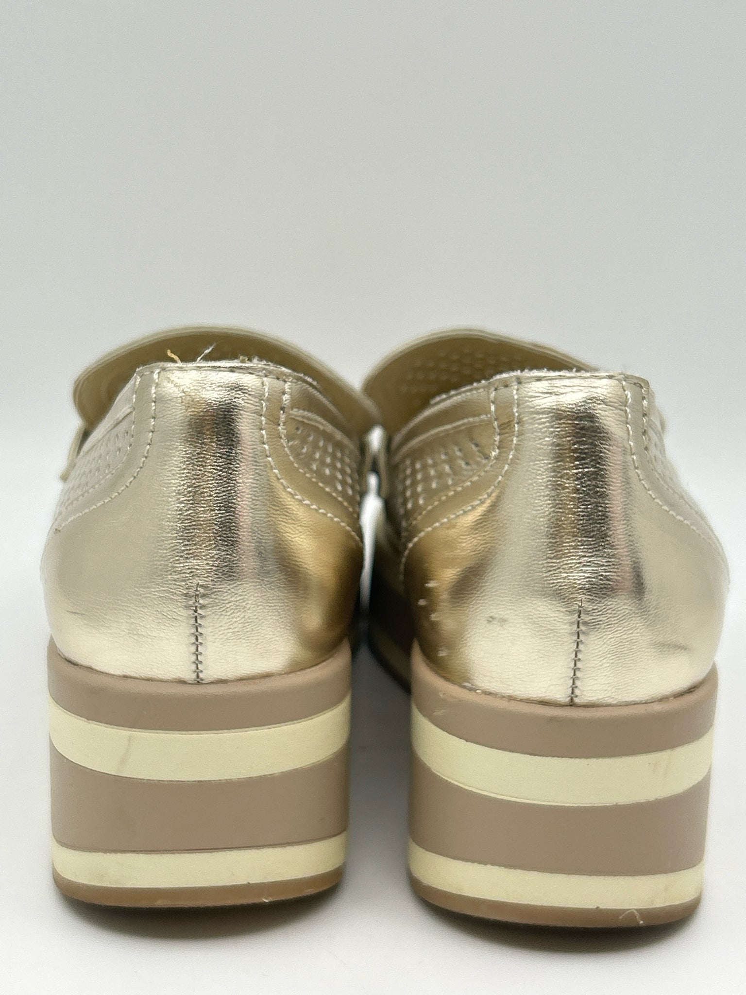 DOLCE VITA Size 8M gold metallic Women Loafer