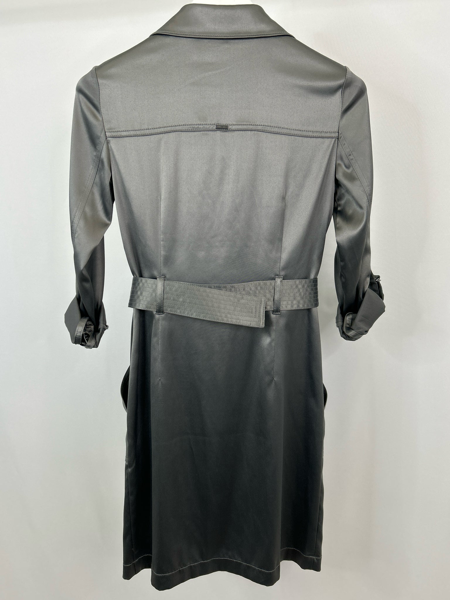 White House Black Market Size 00 Grey Women Dress