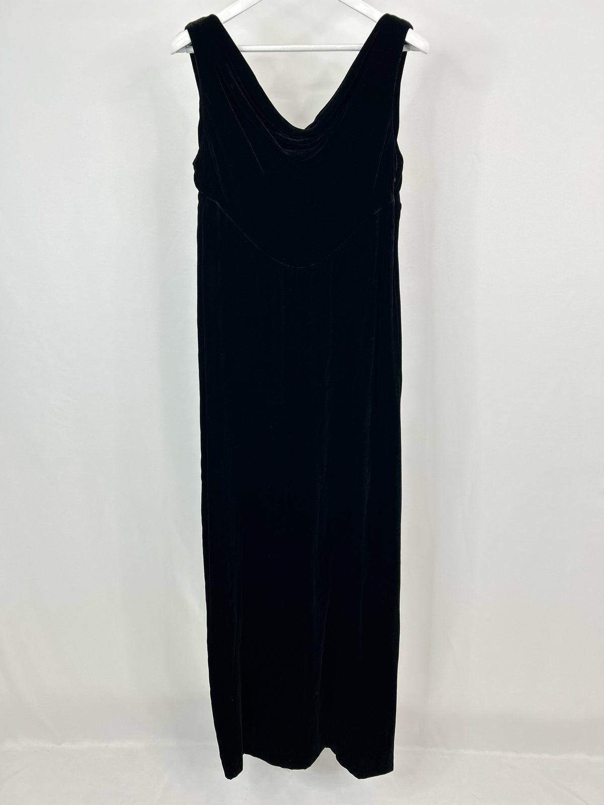 BROOKS BROTHERS Size 12 Black velvet Women Dress