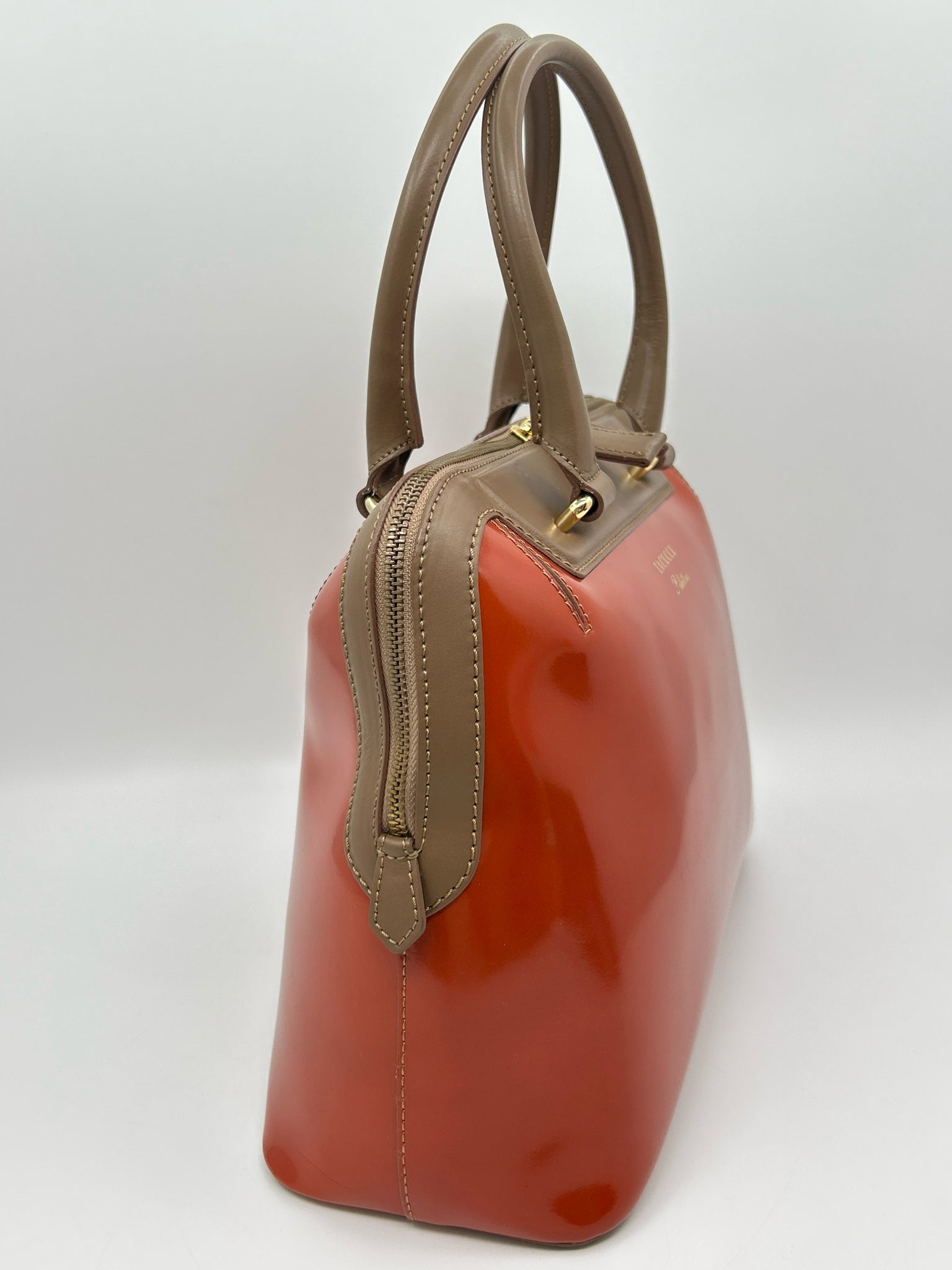 IACUCCI ORANGE & BROWN Women Purse