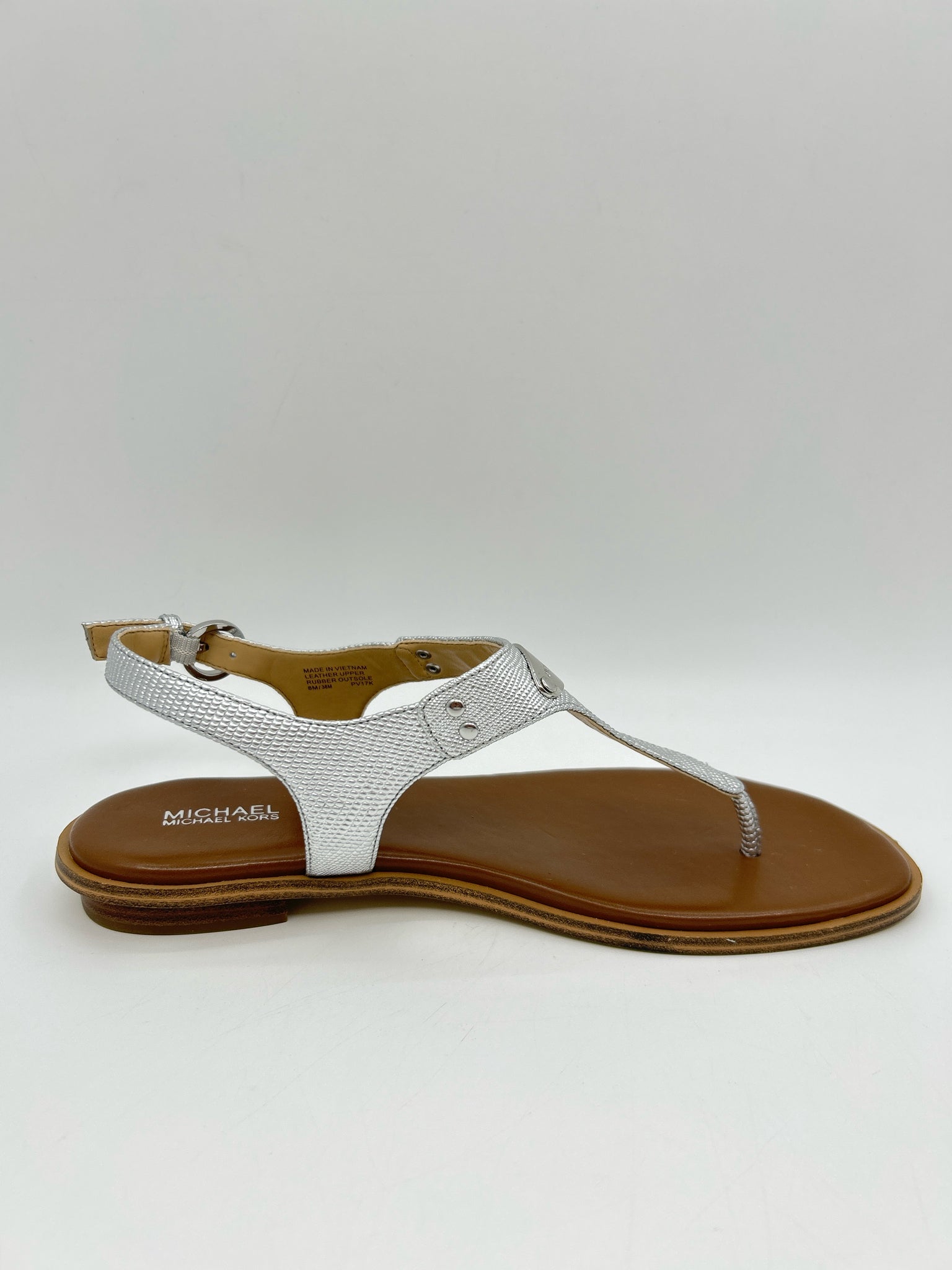 MICHAEL MICHAEL KORS Size 8M Silver Women Sandal
