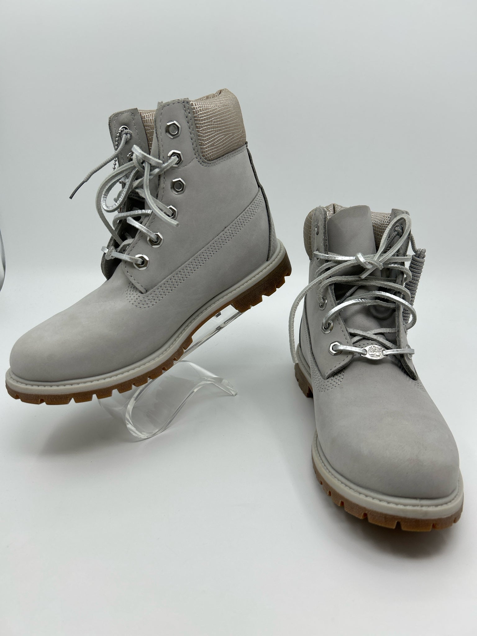 TIMBERLAND Size 9 Grey Women Boots