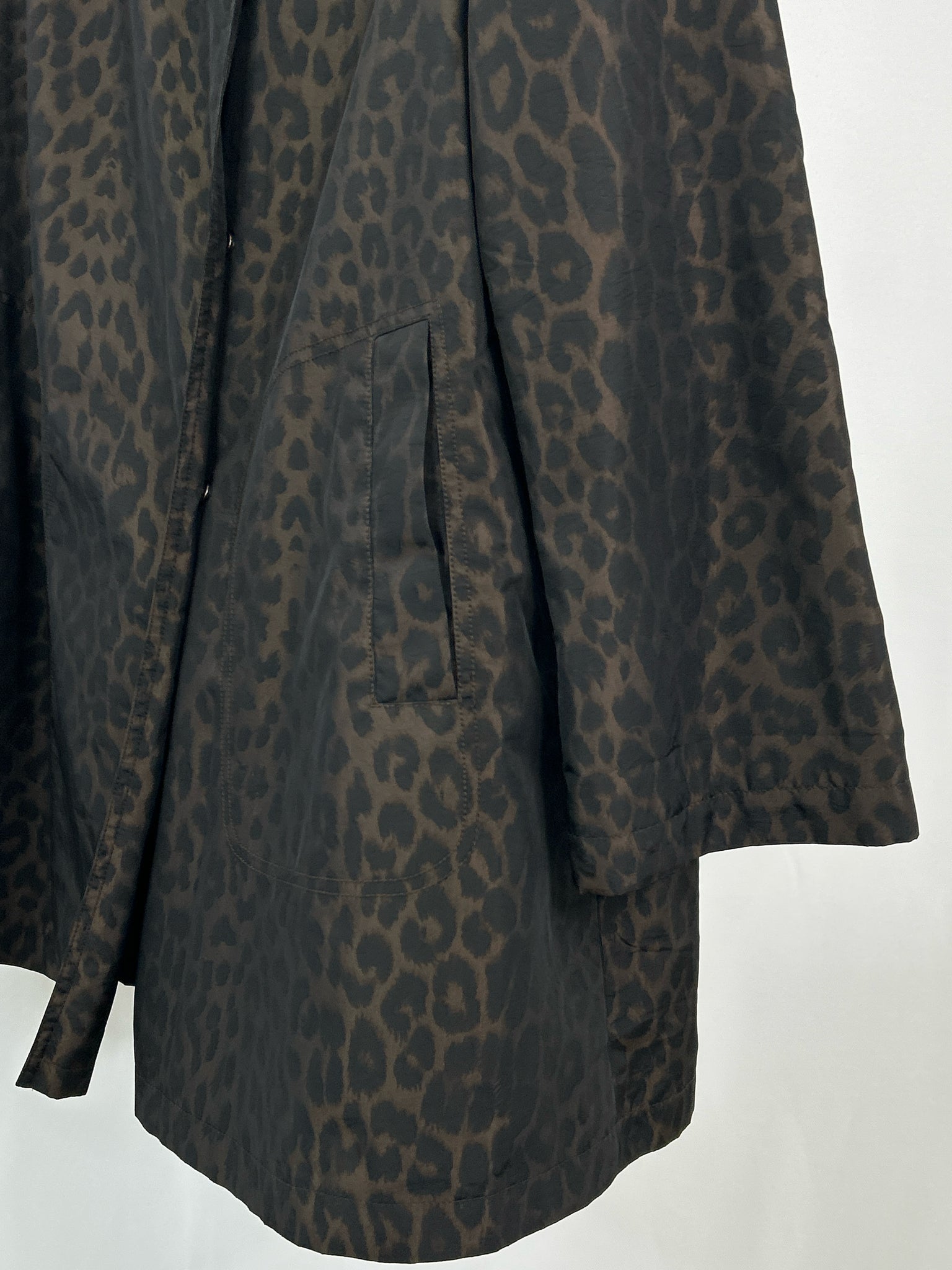 GALLERY Size L Brown and Black Women Coat