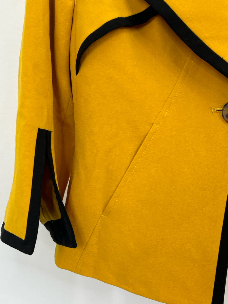 NINE WEST Women Size 6 Yellow Blazer