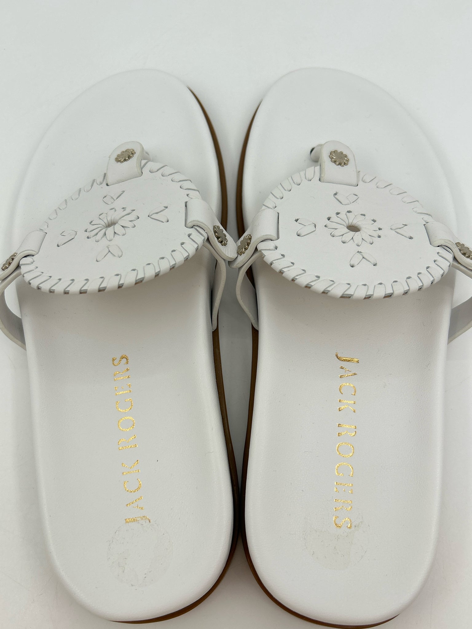 JACK ROGERS Size 8.5M White Women Sandal
