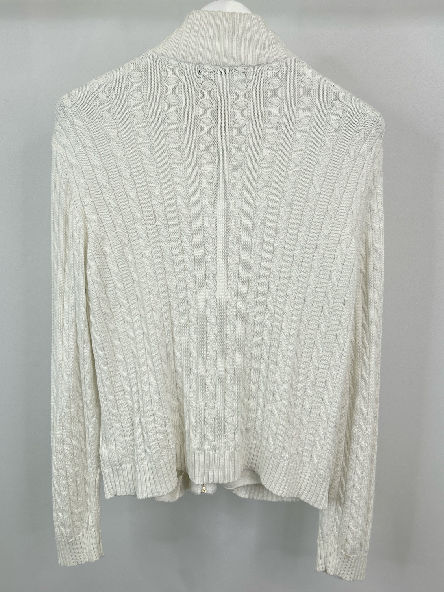 Lauren Ralph Lauren Size XL White Women Cardigan