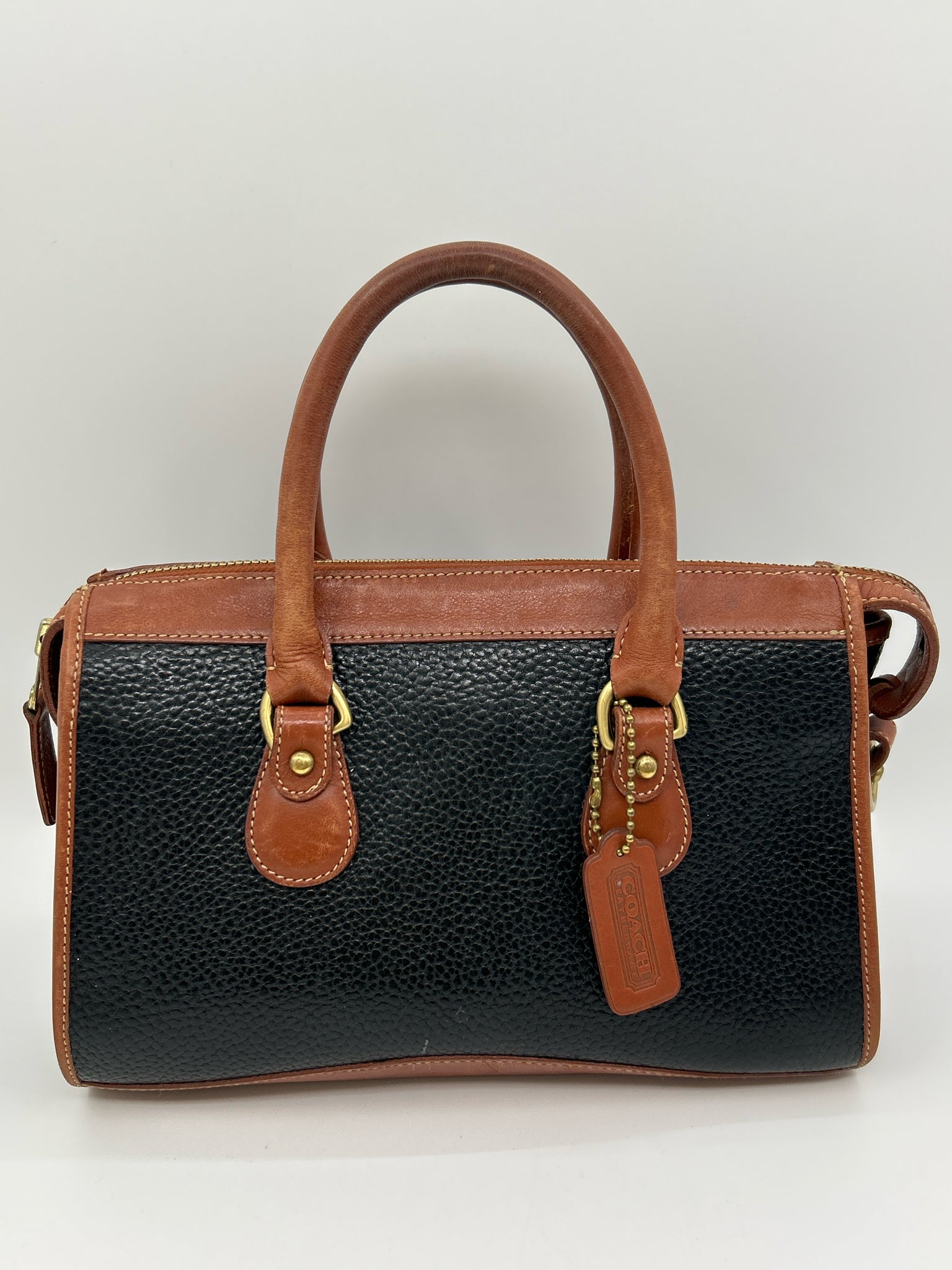 COACH Vintage Black and  Tan Women Purse