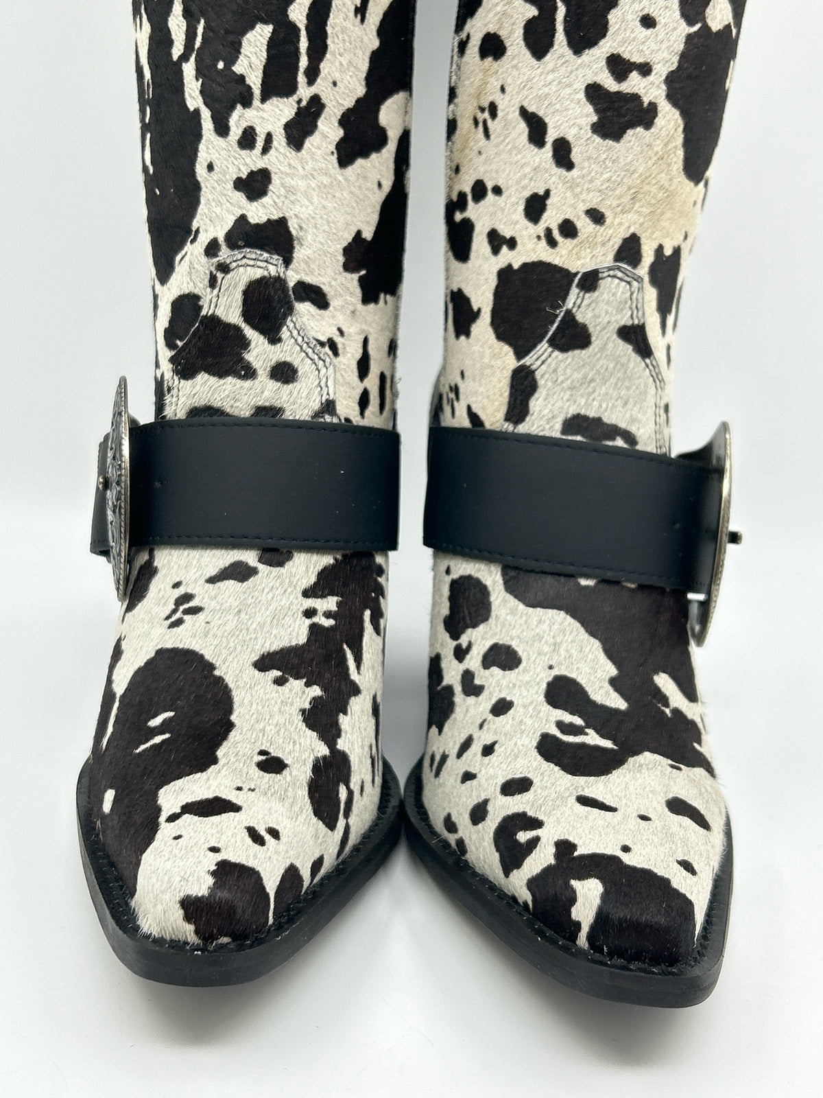 DINGO Size 8.5M Black & White Women Boots