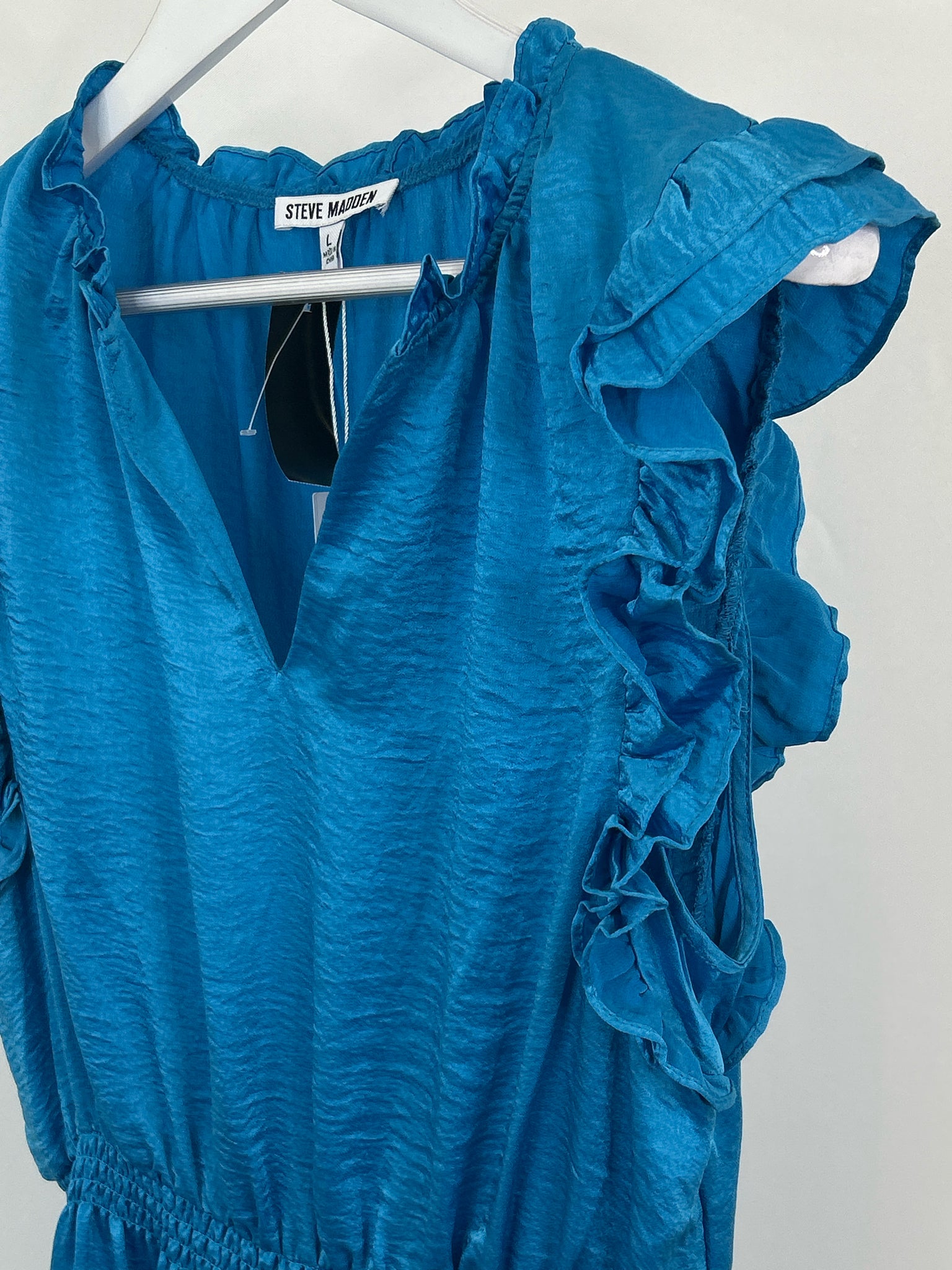 STEVE MADDEN NWT Size L Blue Women Dress