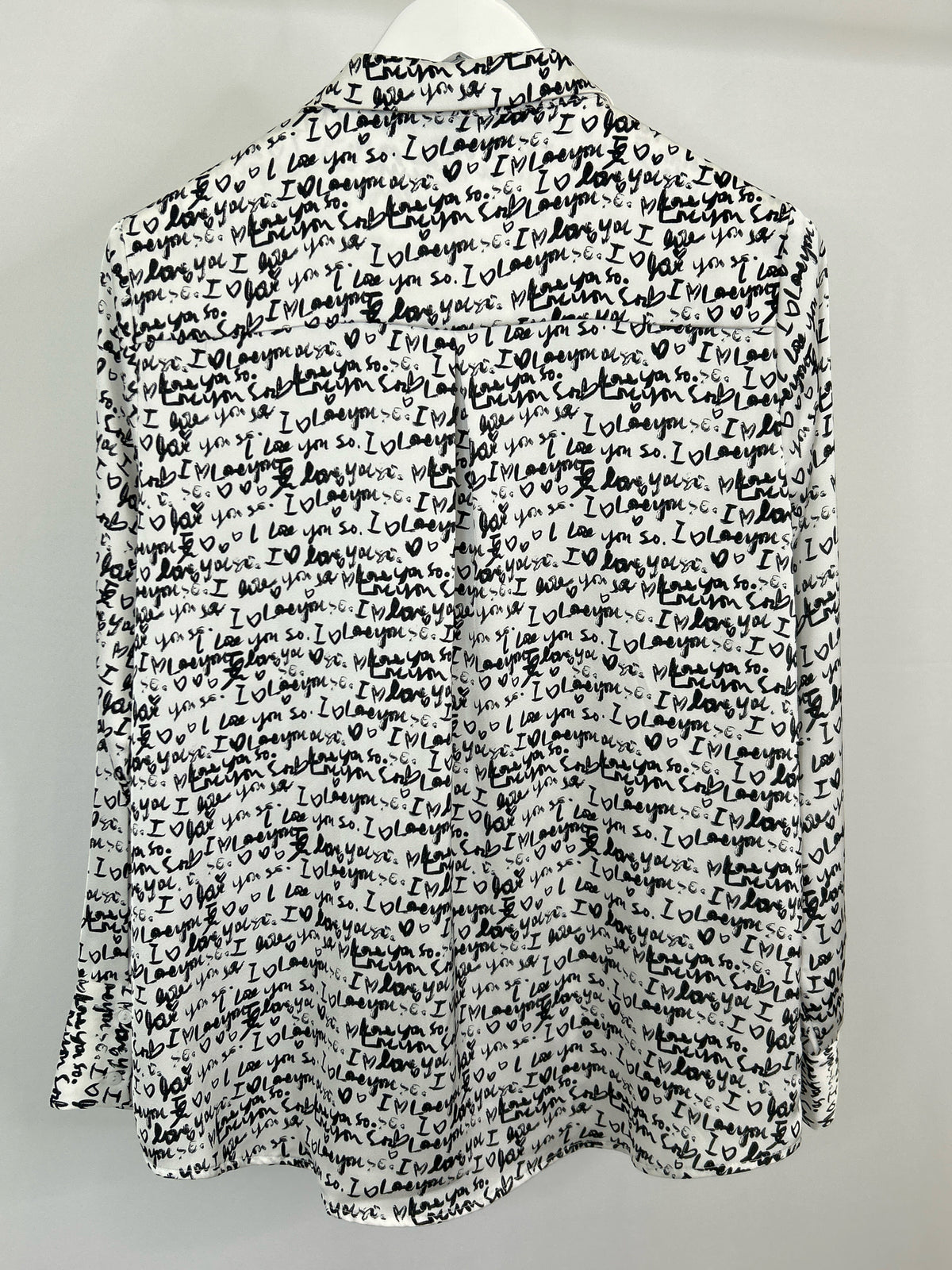 AQUA Size L White & Black Women Blouse