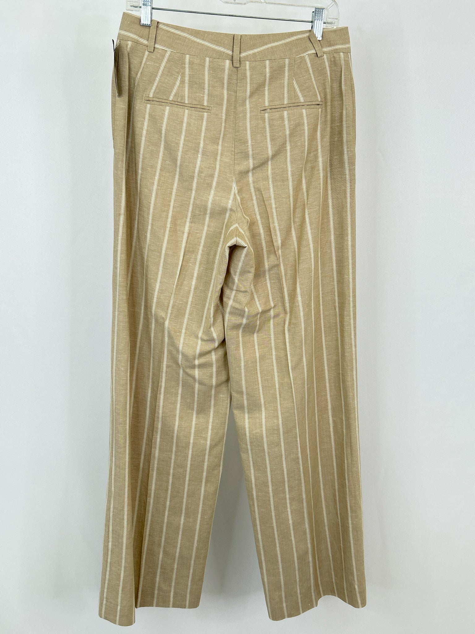 ANN TAYLOR Size 4 Beige & White Women Pants