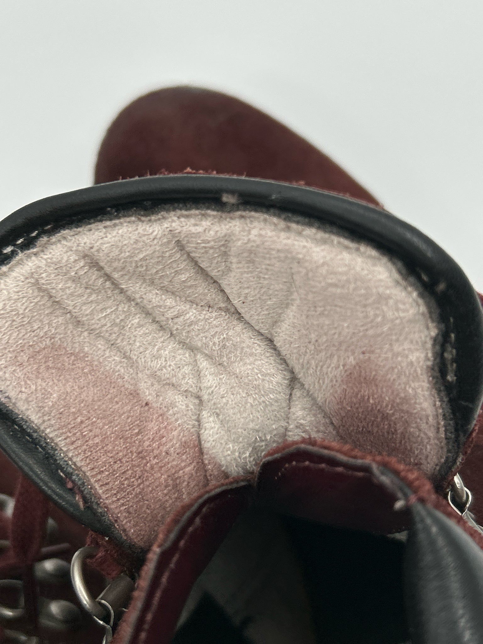 MIZ MOOZ Size 37 Burgundy Women Booties