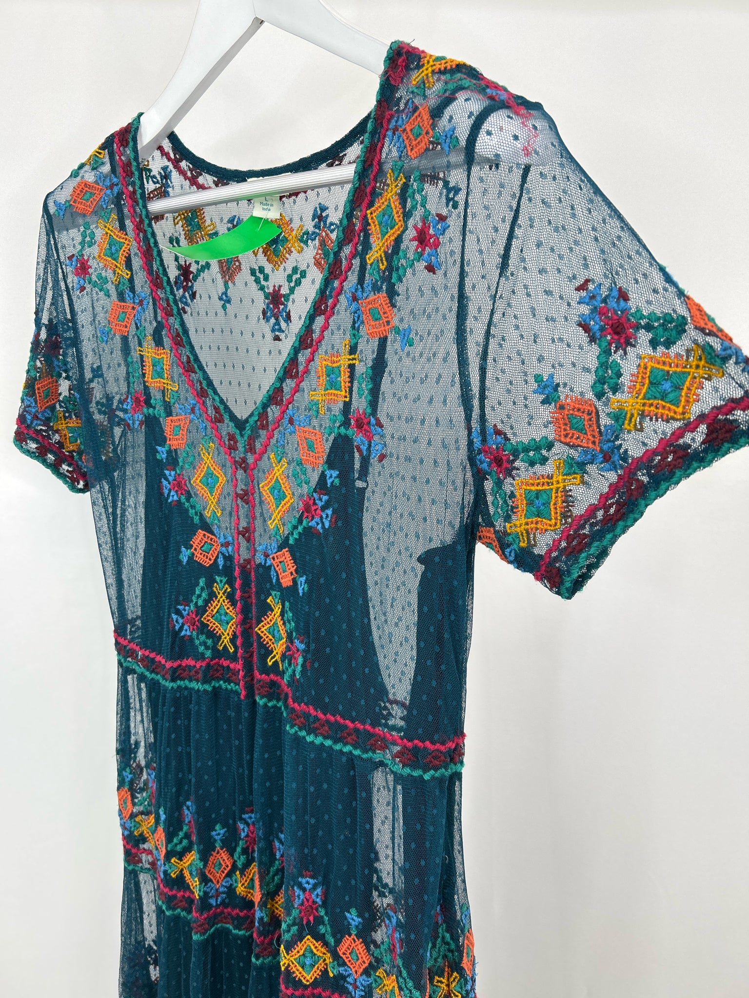 SUNDANCE Size L Teal Women Dress