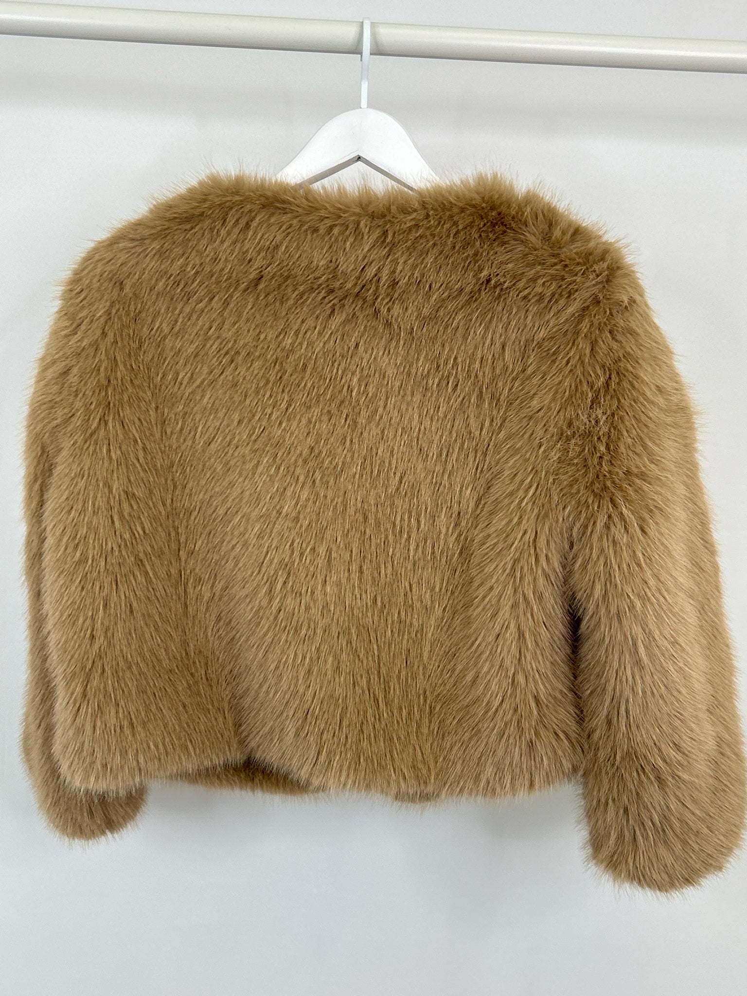 OLIVACEOUS Size M Beige Women Jacket