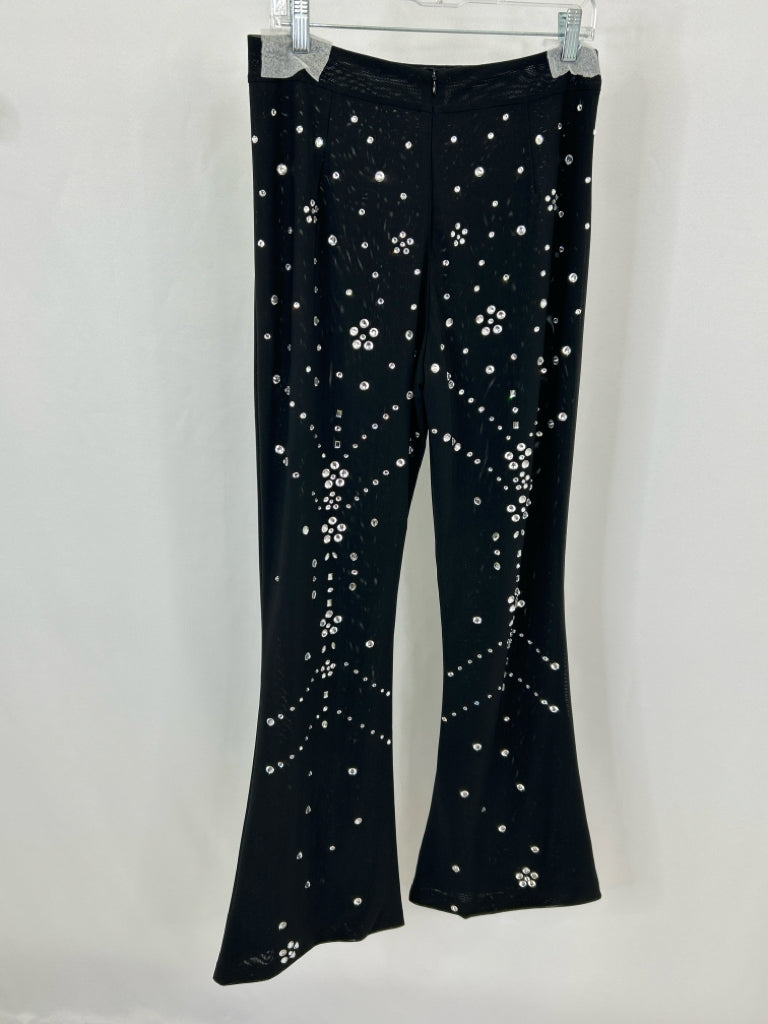 CYNTHIA ROWLEY Women Size 10 Black Pants