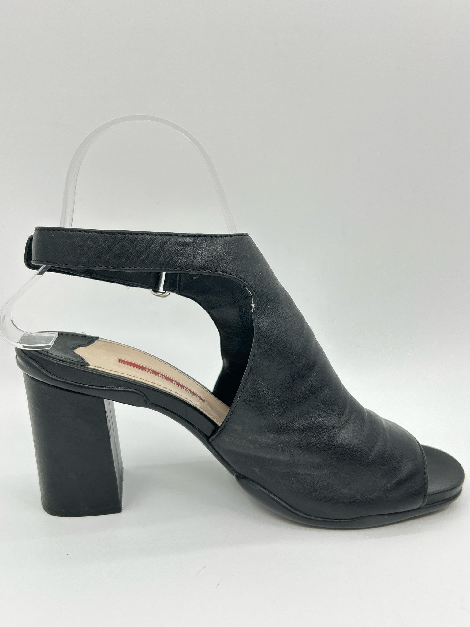 PRADA Size 37 Black Women Sandal