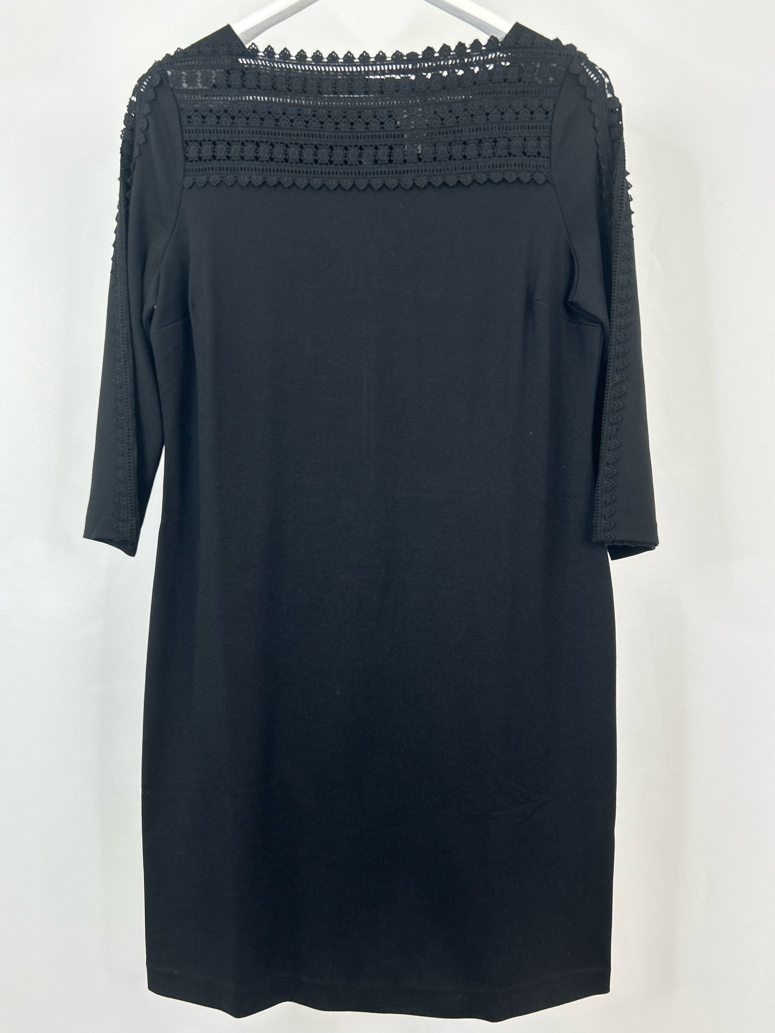 CHICO'S Size 6 Black Women Dress