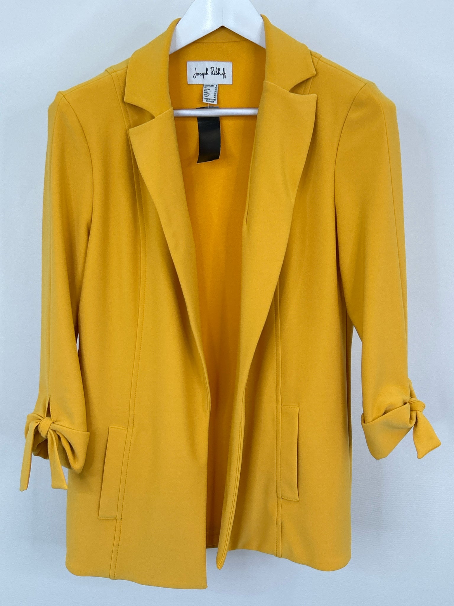 JOSEPH RIBKOFF Size 8 Mustard Women Jacket