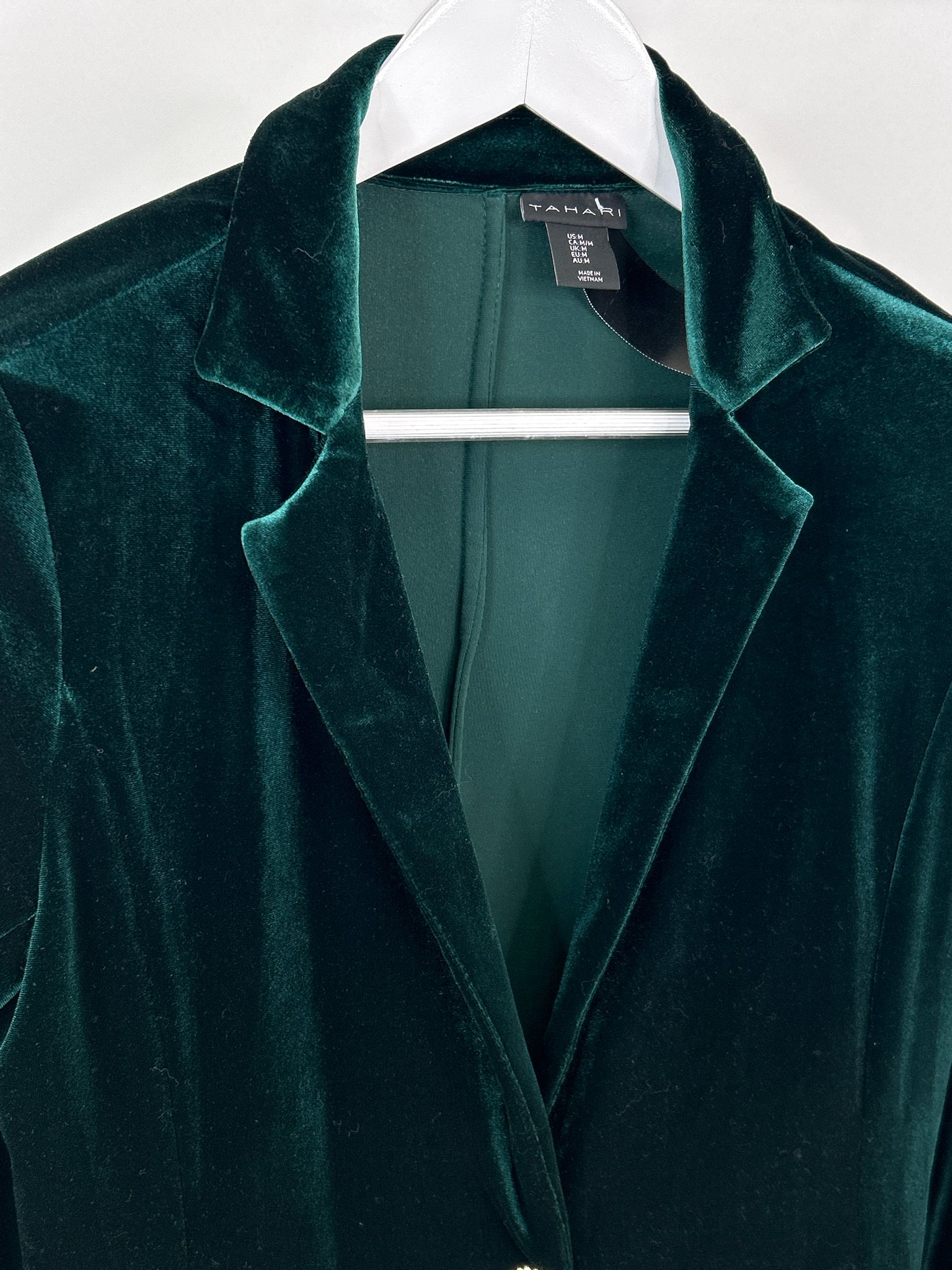 TAHARI Size M Emerald Green Women Blazer