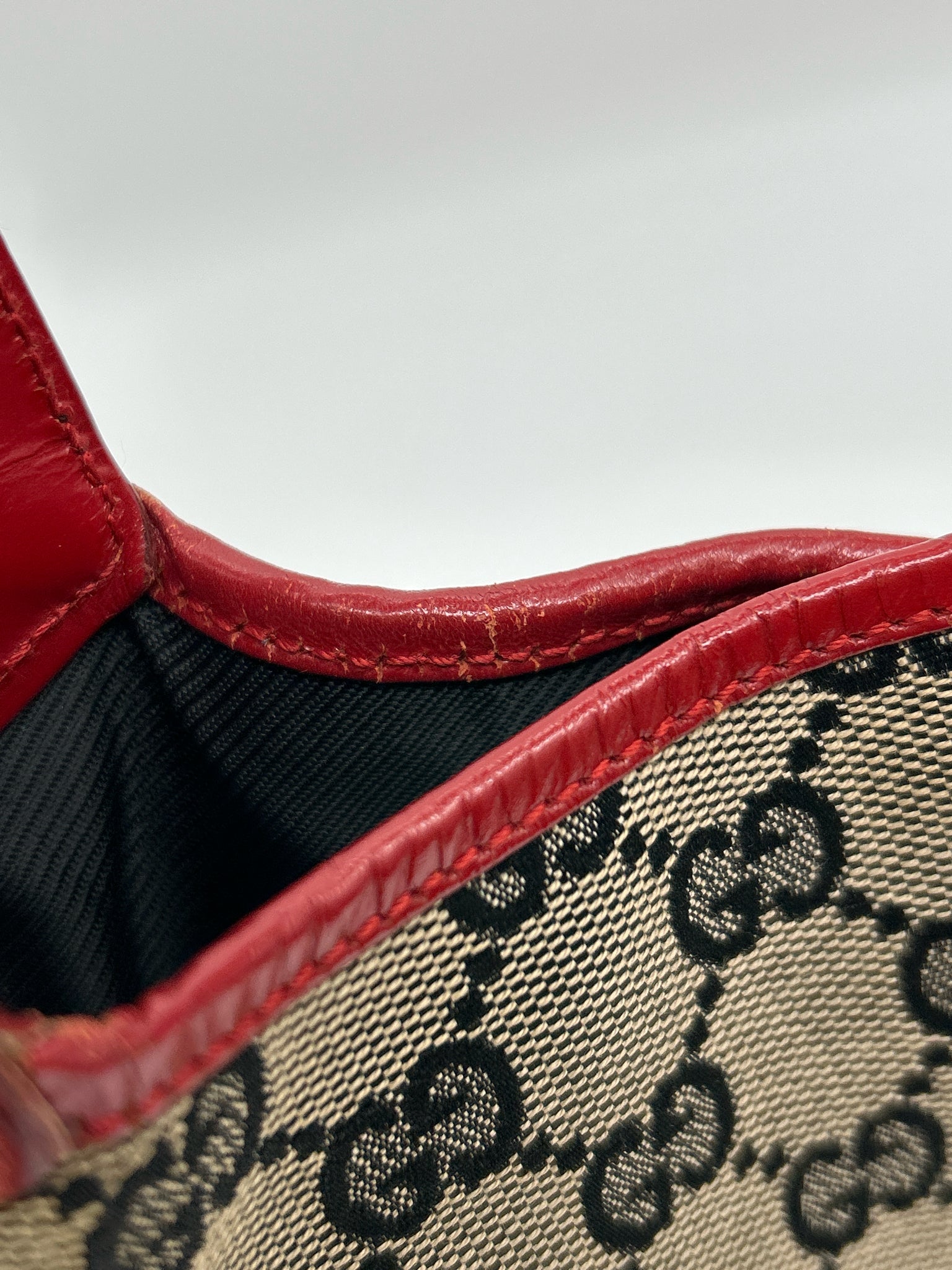 GUCCI NAVY & RED Women Purse