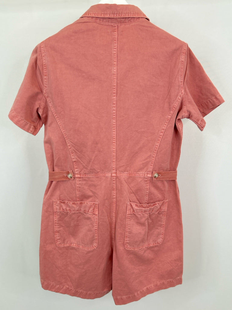 TEA N ROSE Size M Coral Women's Romper NWT
