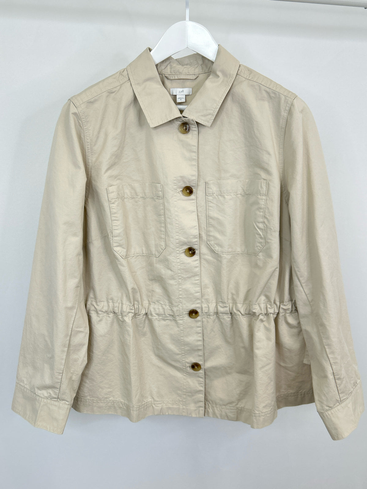 J. Jill Size XL Oat Women Jacket