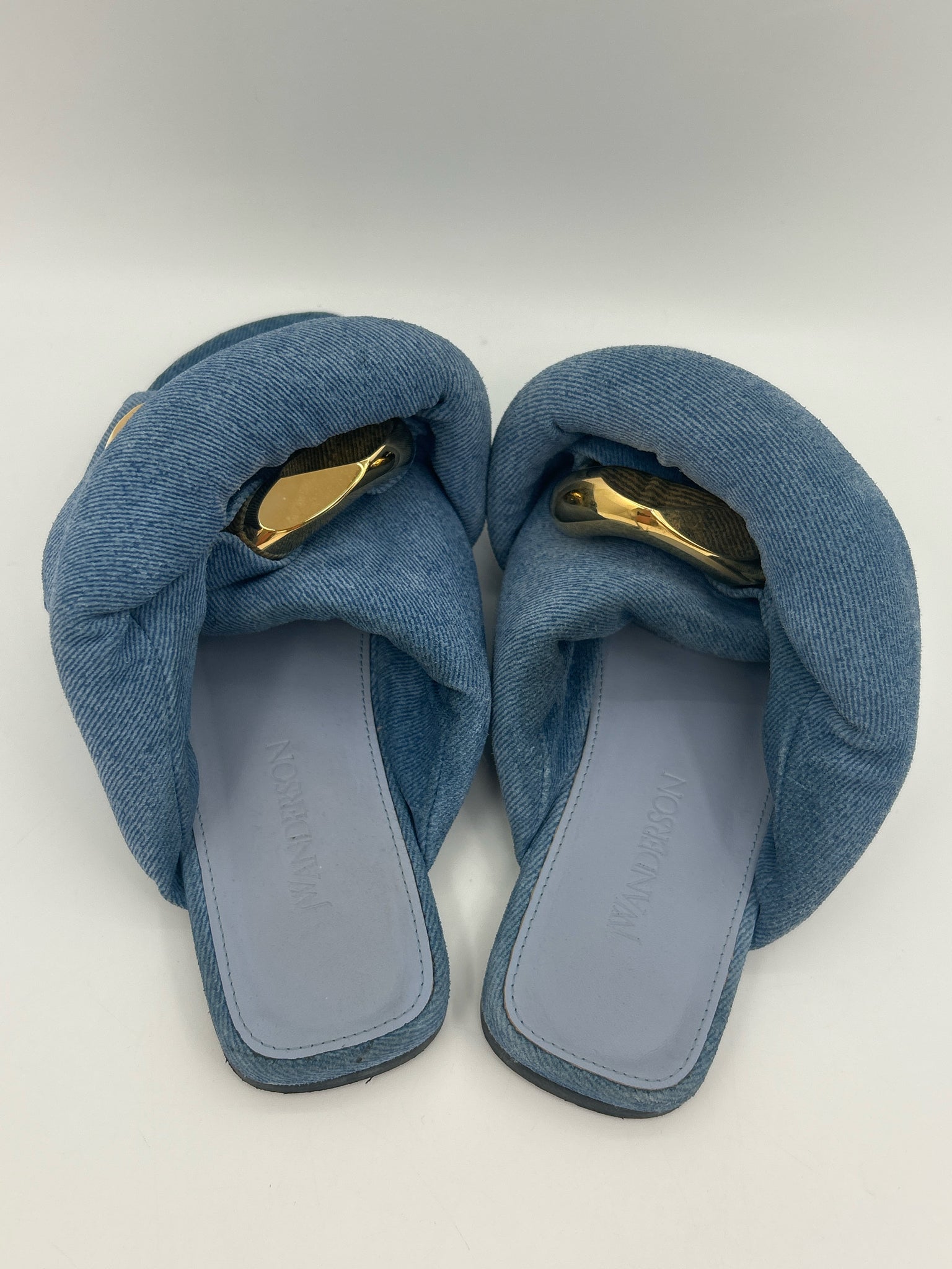JW ANDERSON Size 38 BLUE DENIM Women Sandal