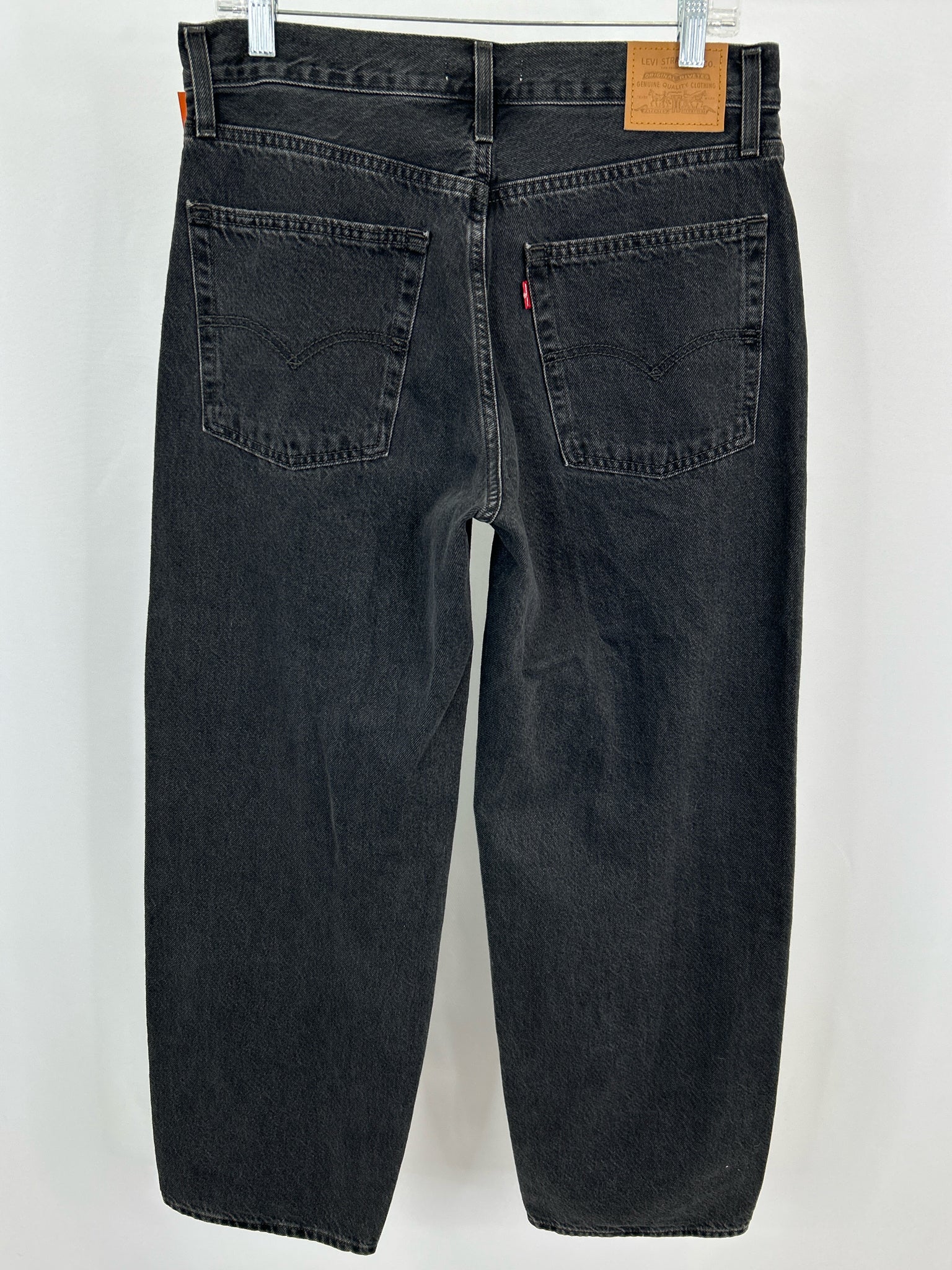 LEVIS Size 29/8 BLACK DENIM Women jeans