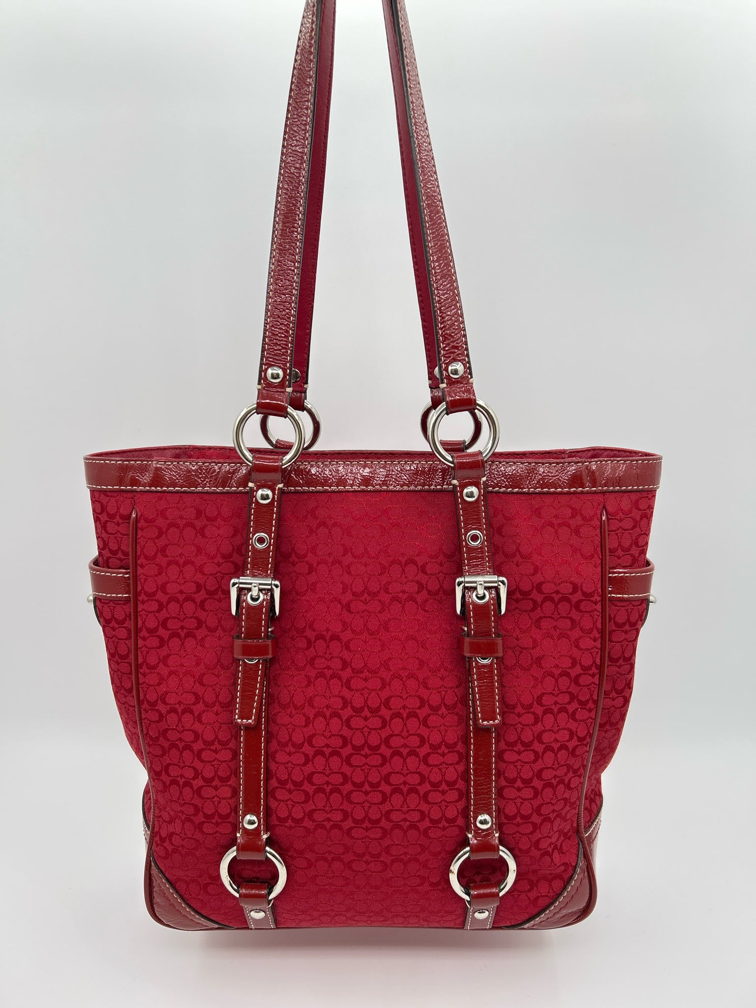 COACH Red Women Tote