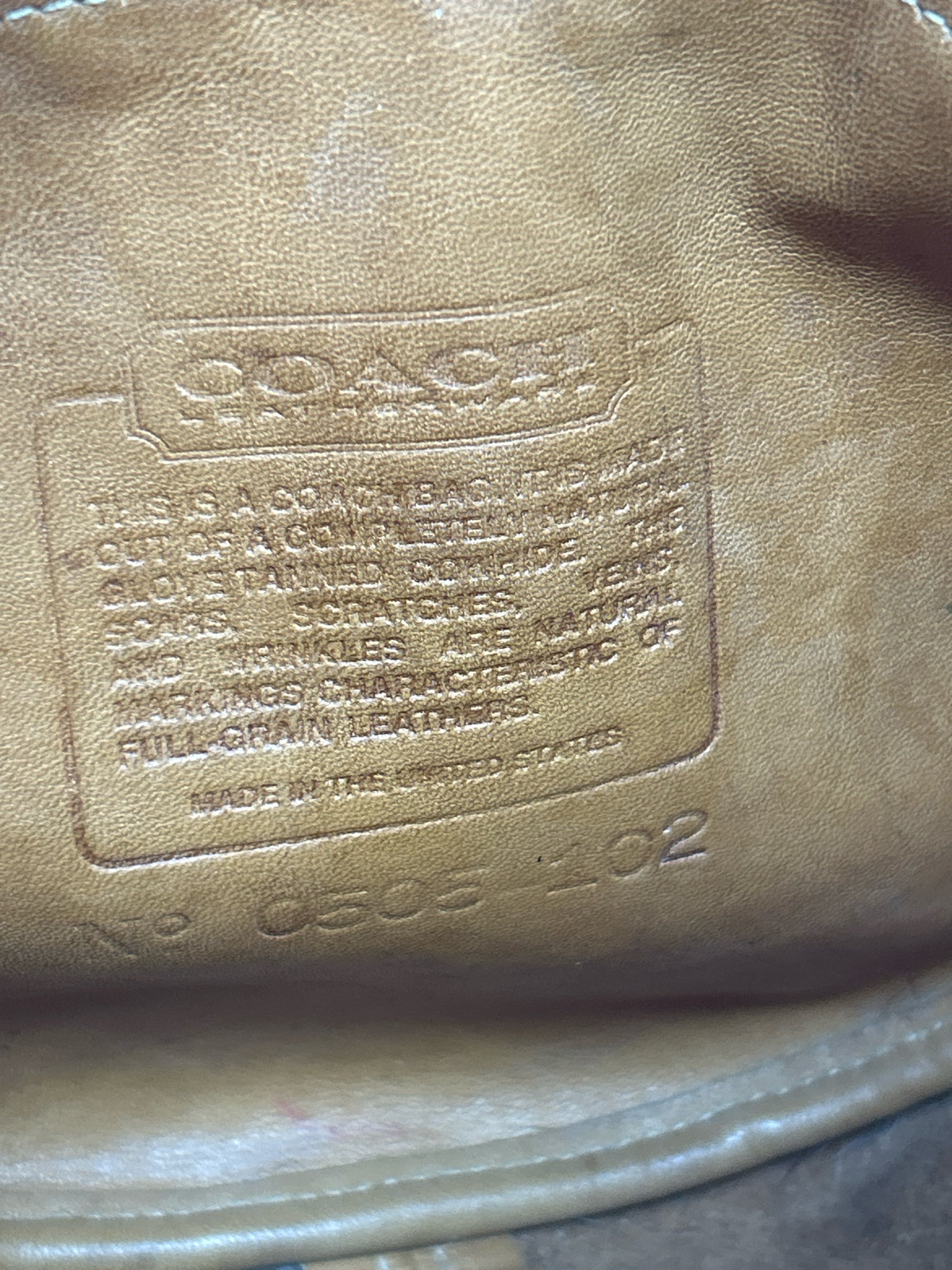 Coach Camel Women Purse