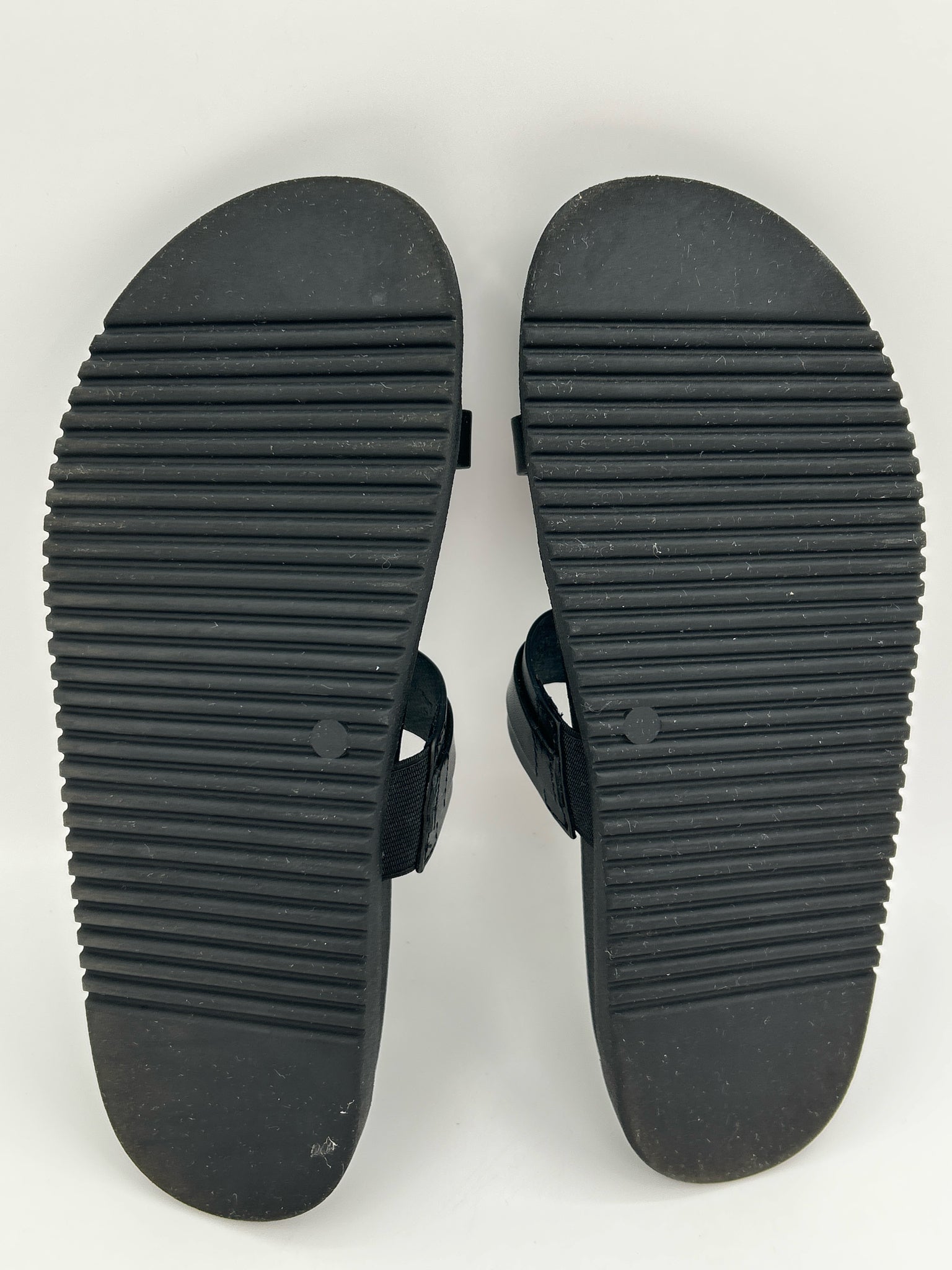 STEVE MADDEN Size 8.5M Black Women Sandal