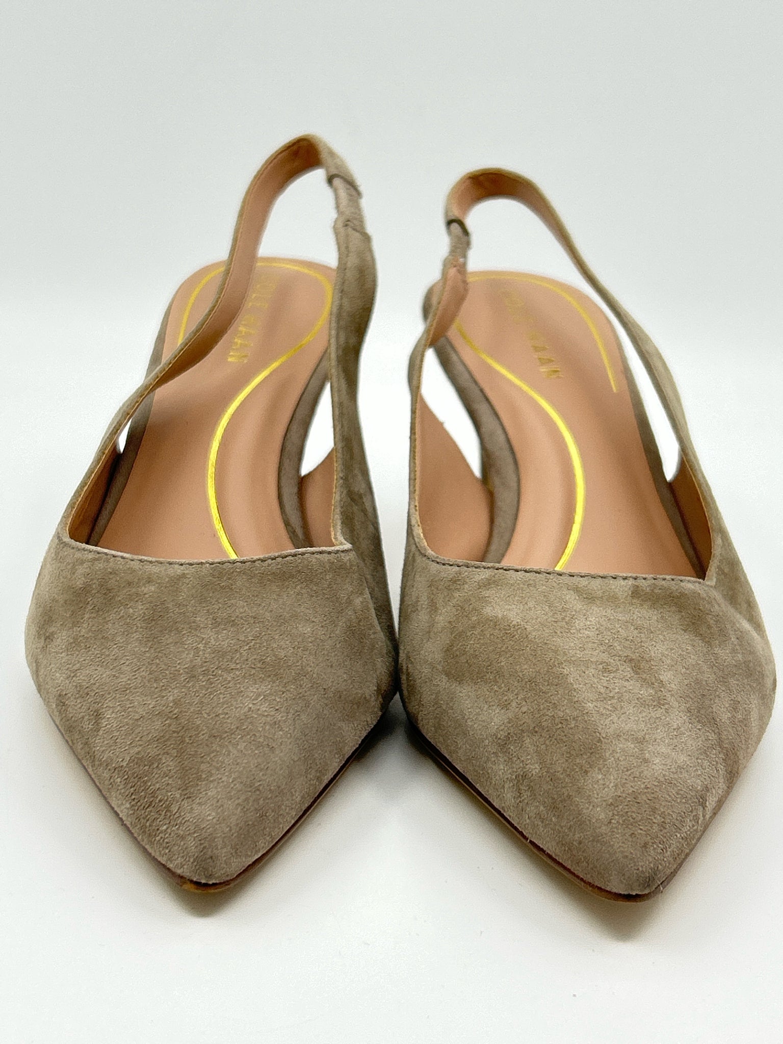COLE HAAN Size 7.5B Taupe Women Pumps