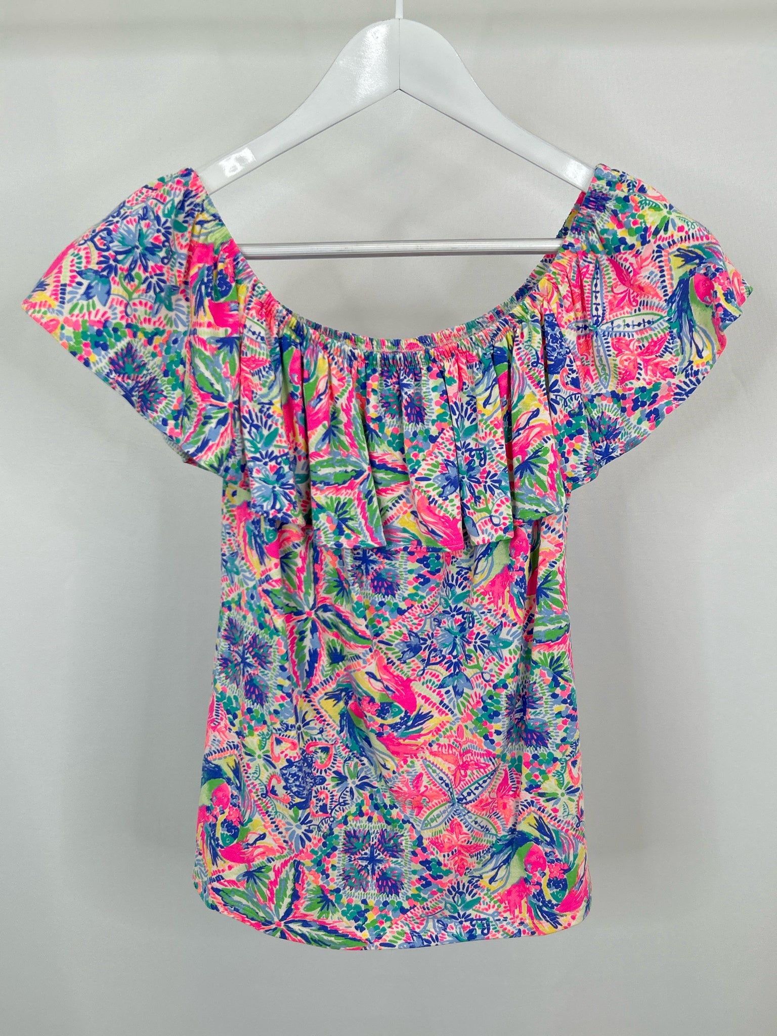 LILLY PULITZER Size XS Multi-Color Women Top
