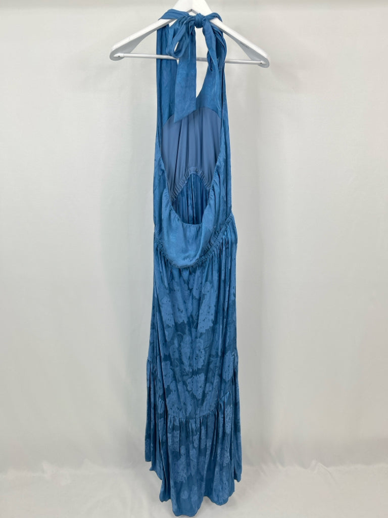 ANTHROPOLOGIE Size L Blue Dress