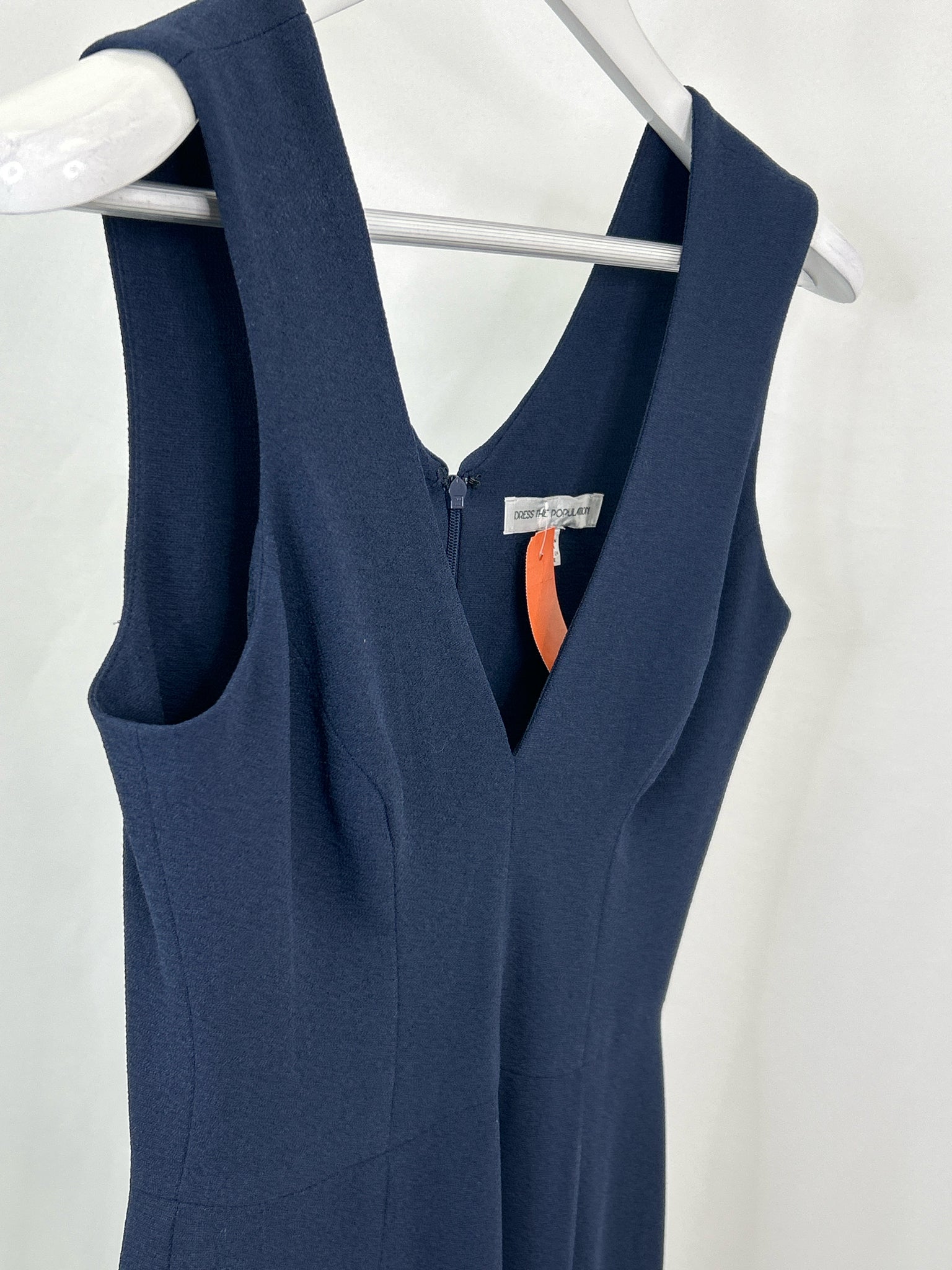 DRESS THE POPULATION Size S Blue Women Dress