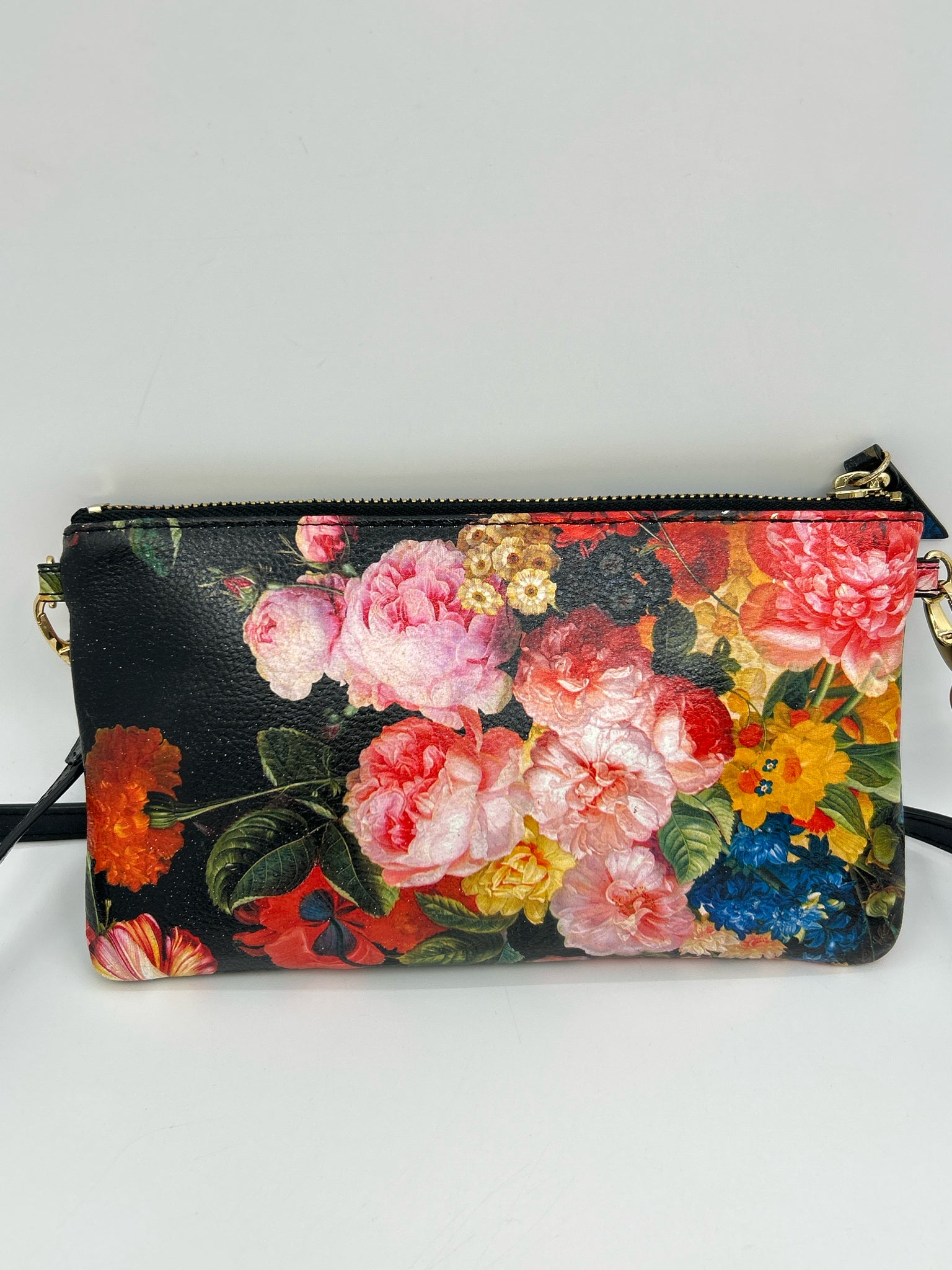 LODIS Black Floral Women Purse