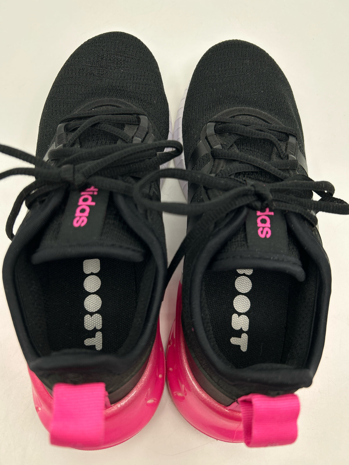 ADIDAS Size 6.5 BLACK AND PINK Women Sneakers