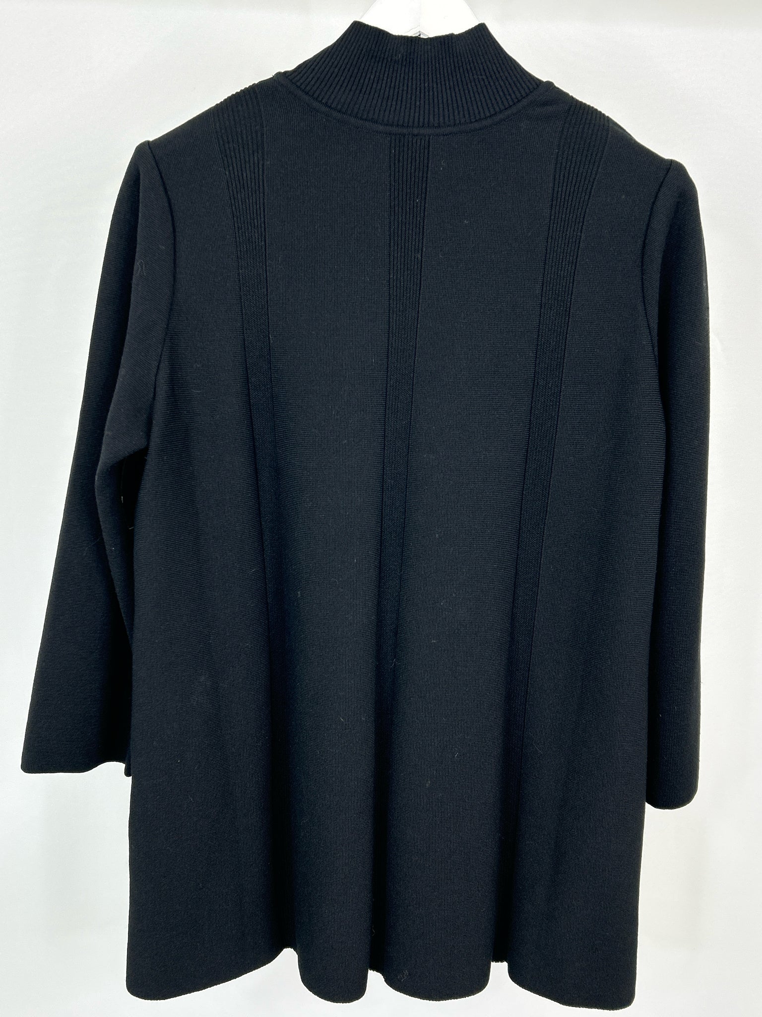 MING WANG Size L Black Women Tunic