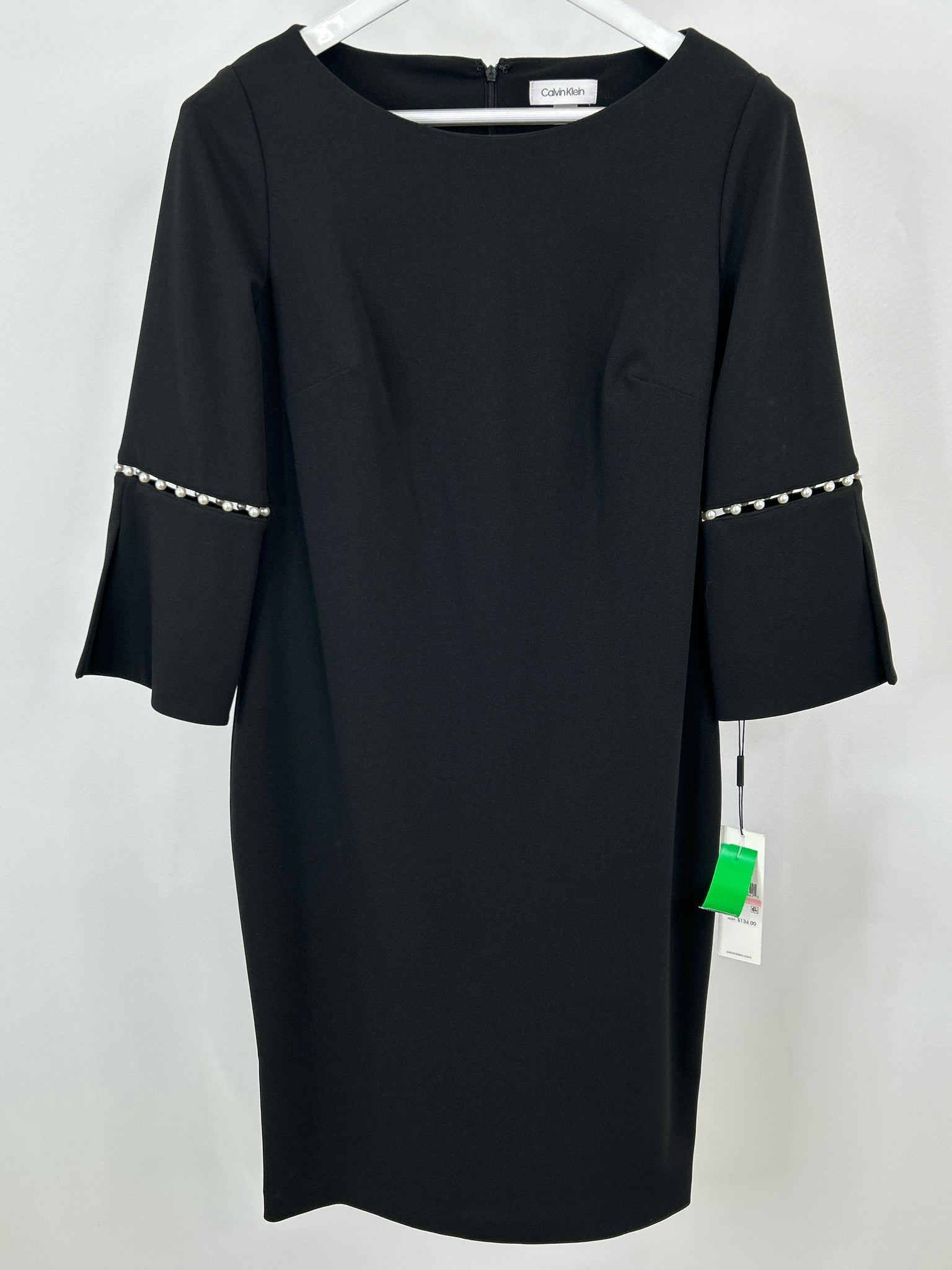 CALVIN KLEIN Size 10 Black Women's Dress