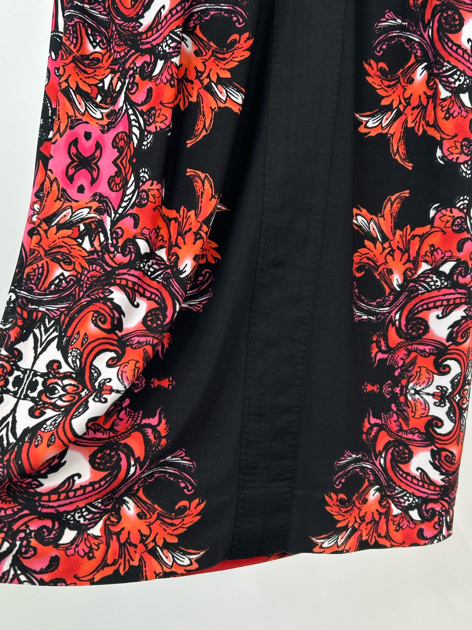 ETCETERA Size 4 Red Print Women Dress