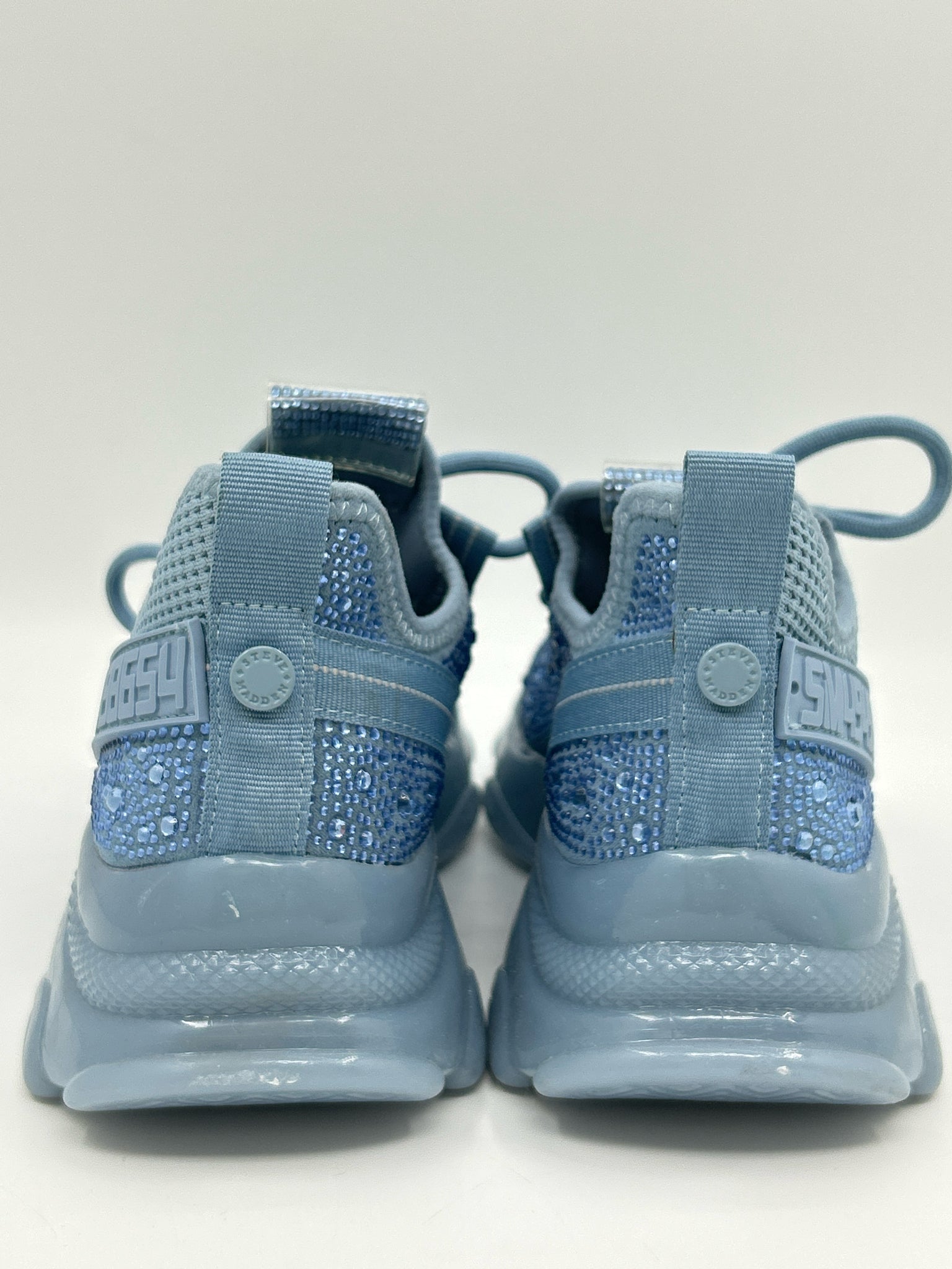 STEVE MADDEN Size 7 Blue Women Sneakers