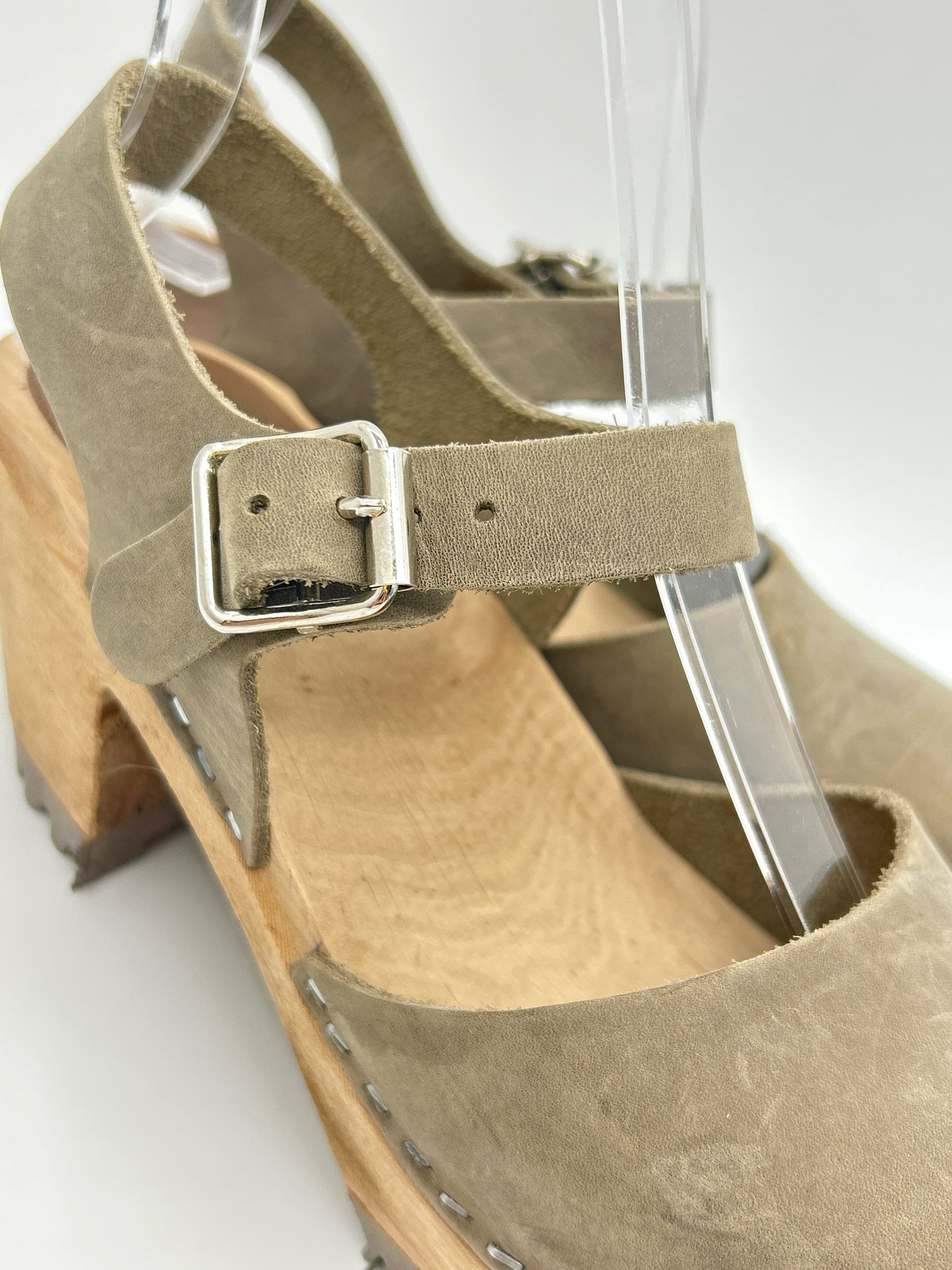 MIA Size 38 KHAKI Women Clogs