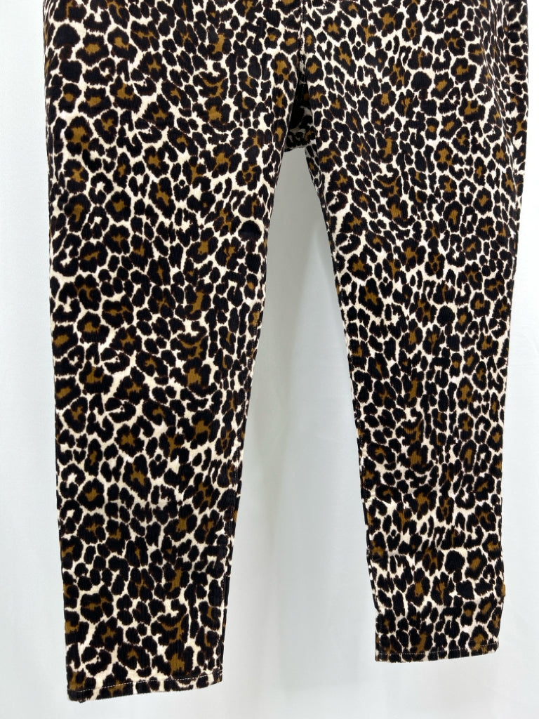 J. CREW Women Size 24/37 Animal Print Pants