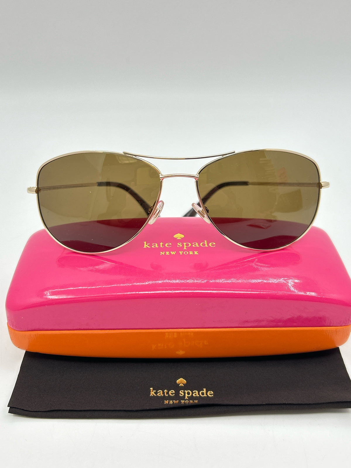KATE SPADE Gold Sunglasses